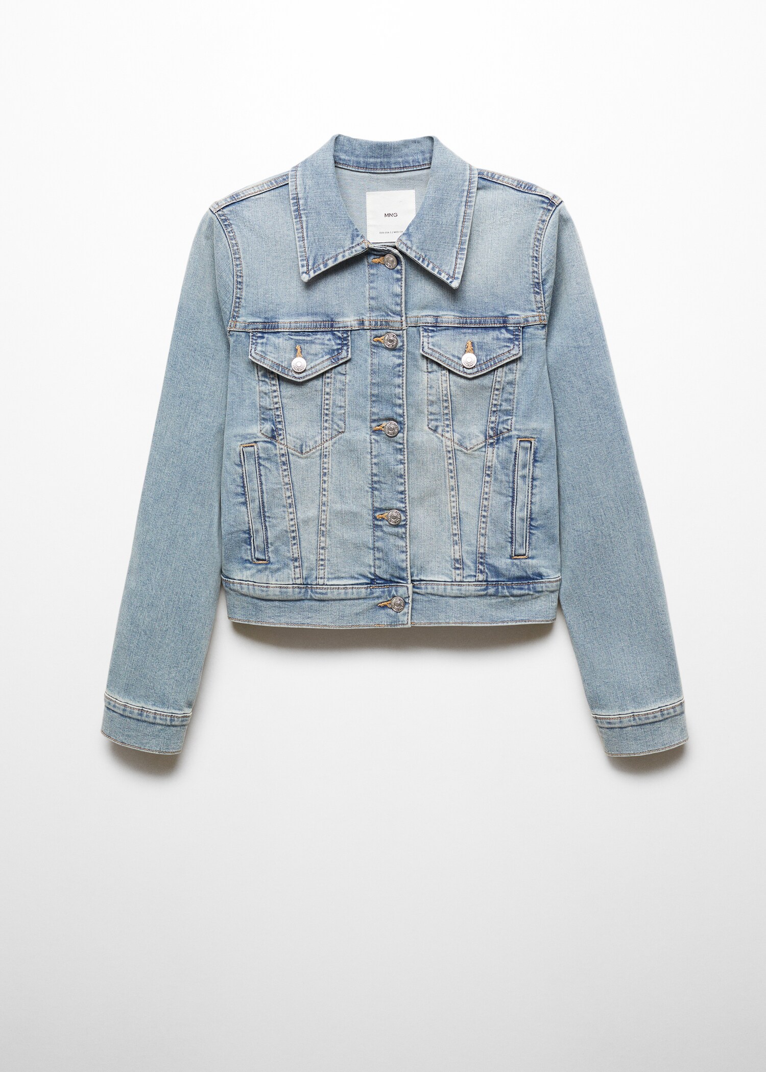 Pocketed denim jacket - Article without model