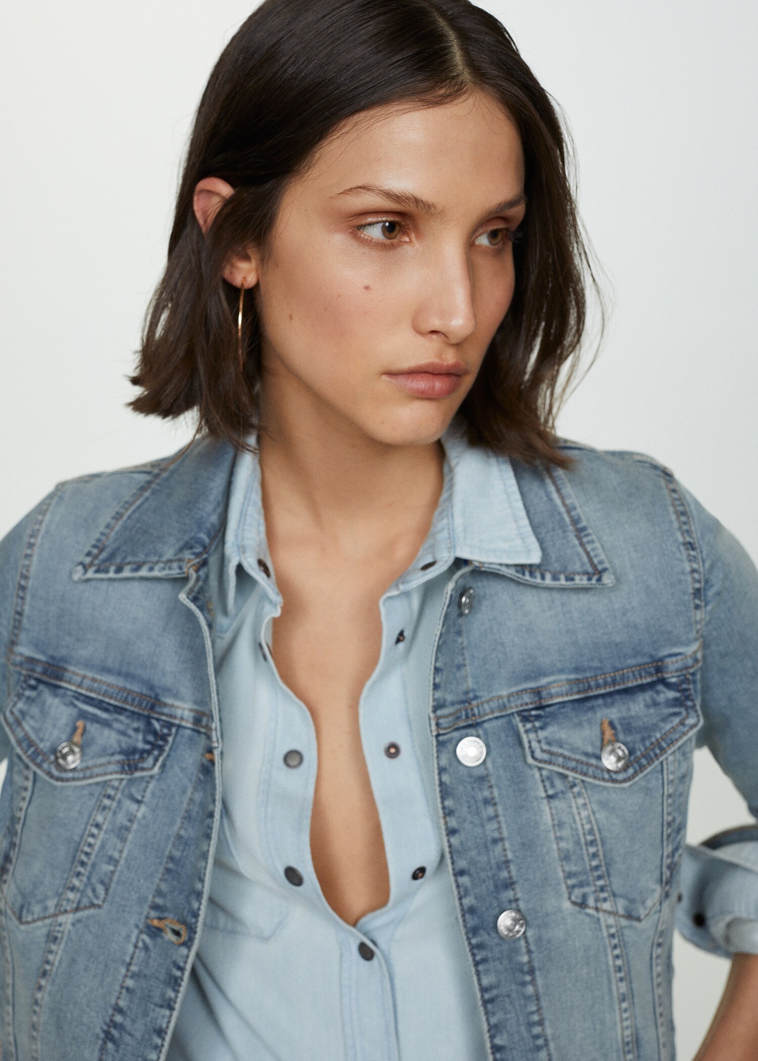 Blouson jean poches - Détail de l'article 1