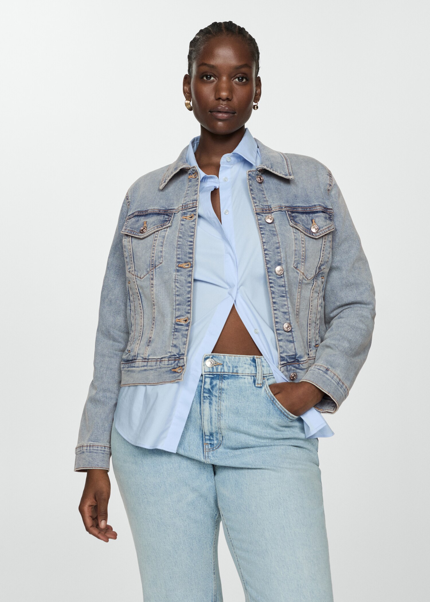 Blouson jean poches - Détail de l'article 5