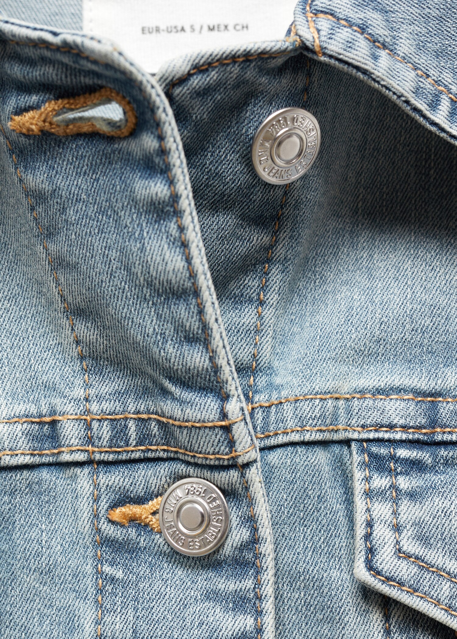 Blouson jean poches - Détail de l'article 8