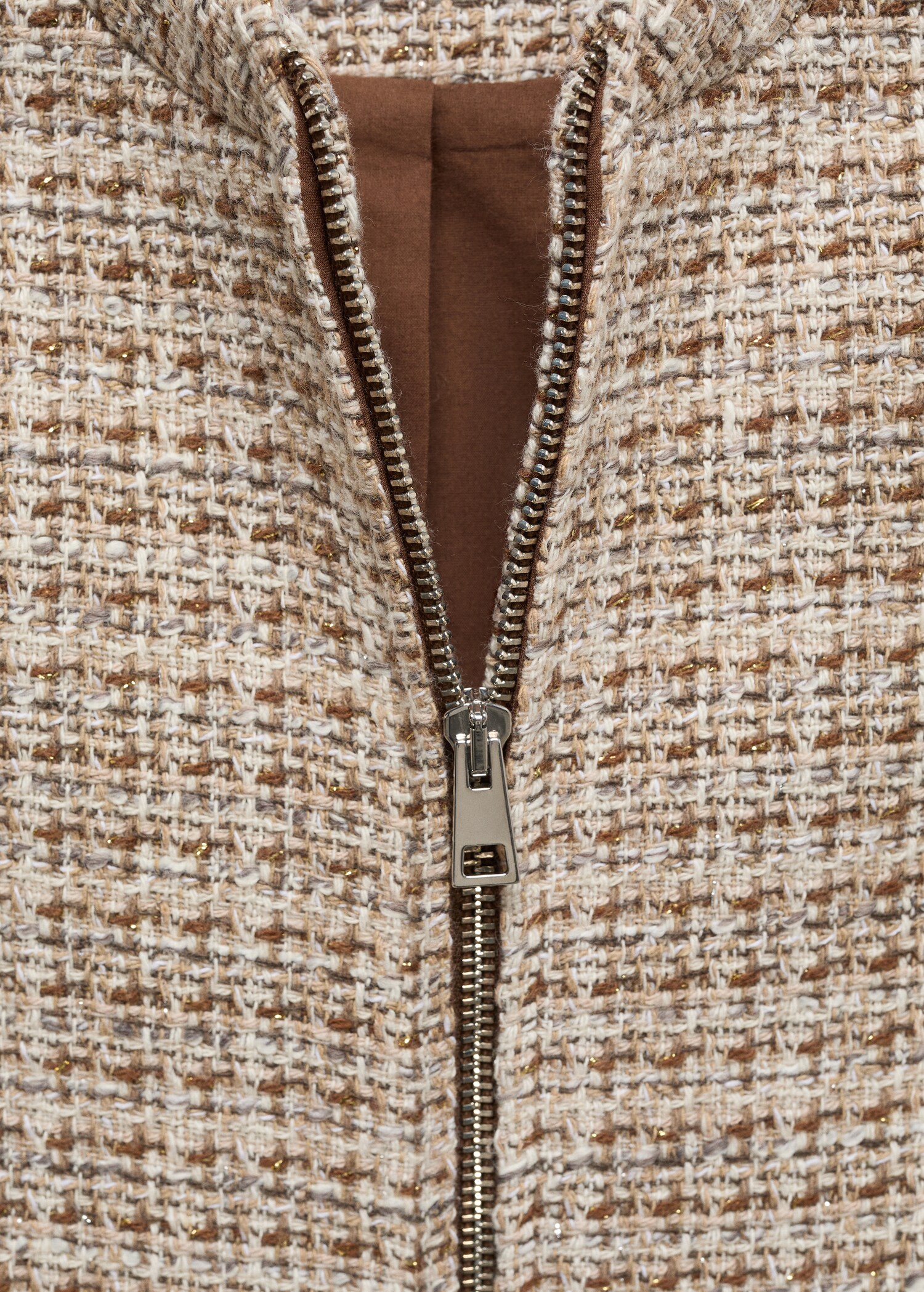 Chaqueta tweed cremallera - Detalle del artículo 8