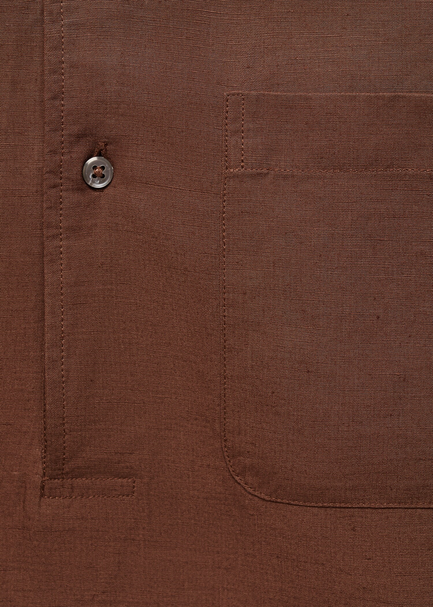 Slim-fit Tencel linen shirt - Details of the article 8
