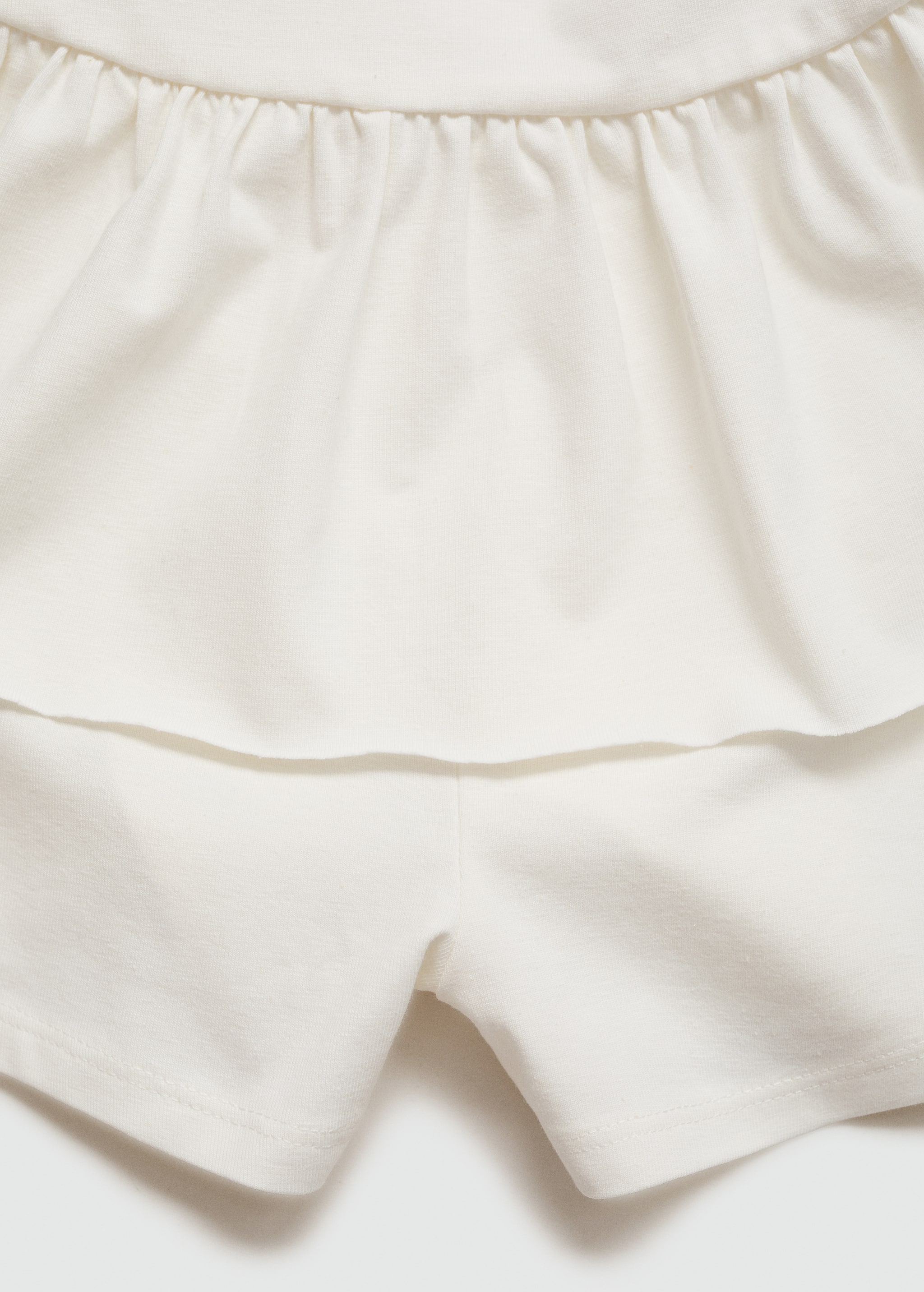 Ruffled trouser skirt - Details of the article 0
