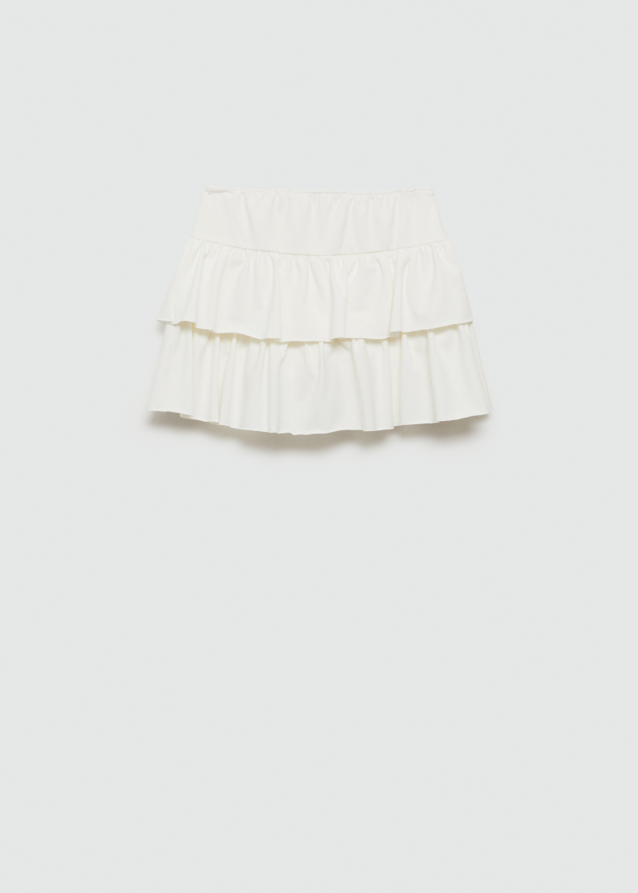 Ruffled trouser skirt - Reverse of the article