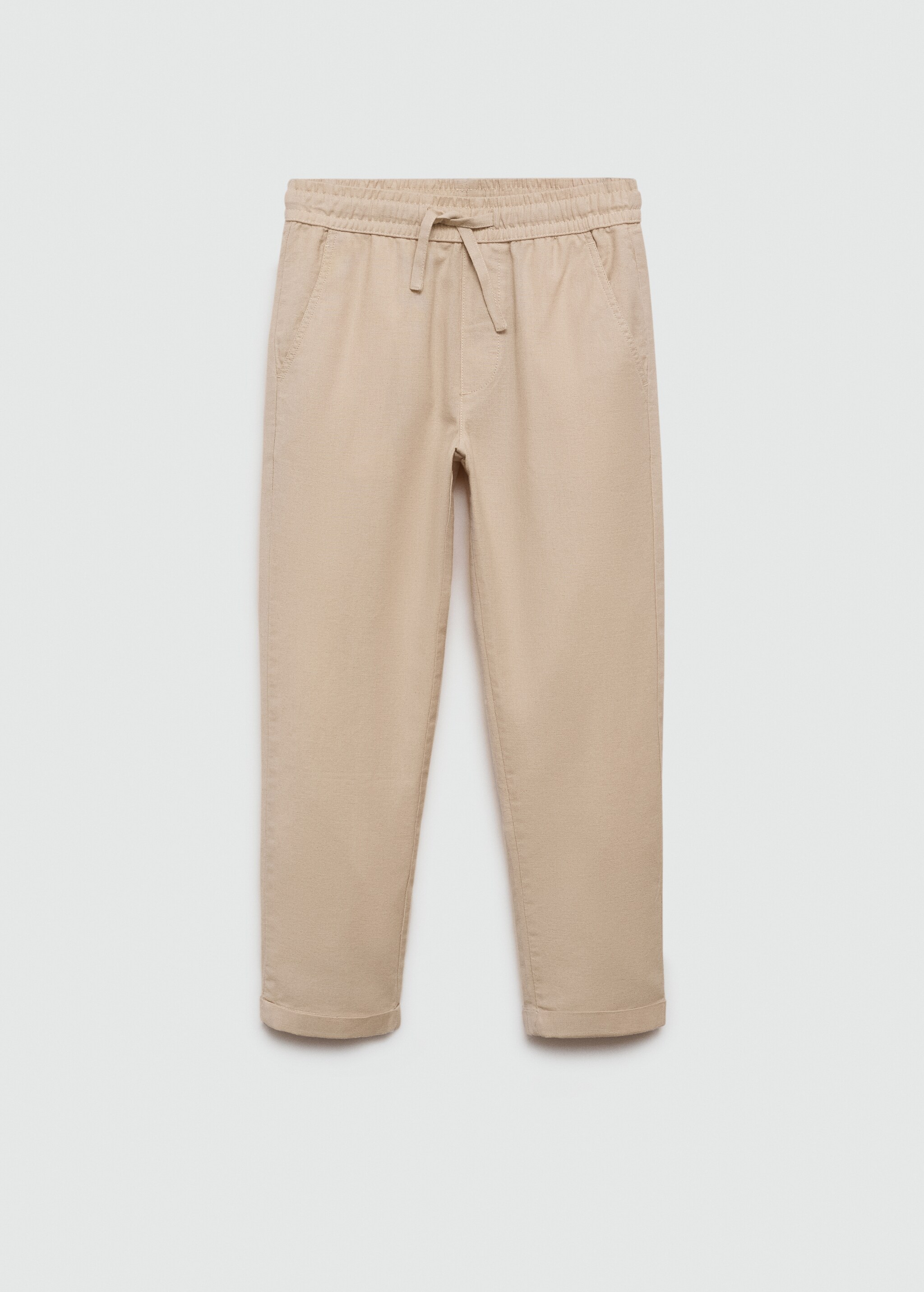 Pantalón lino cintura elástica - Artículo sin modelo