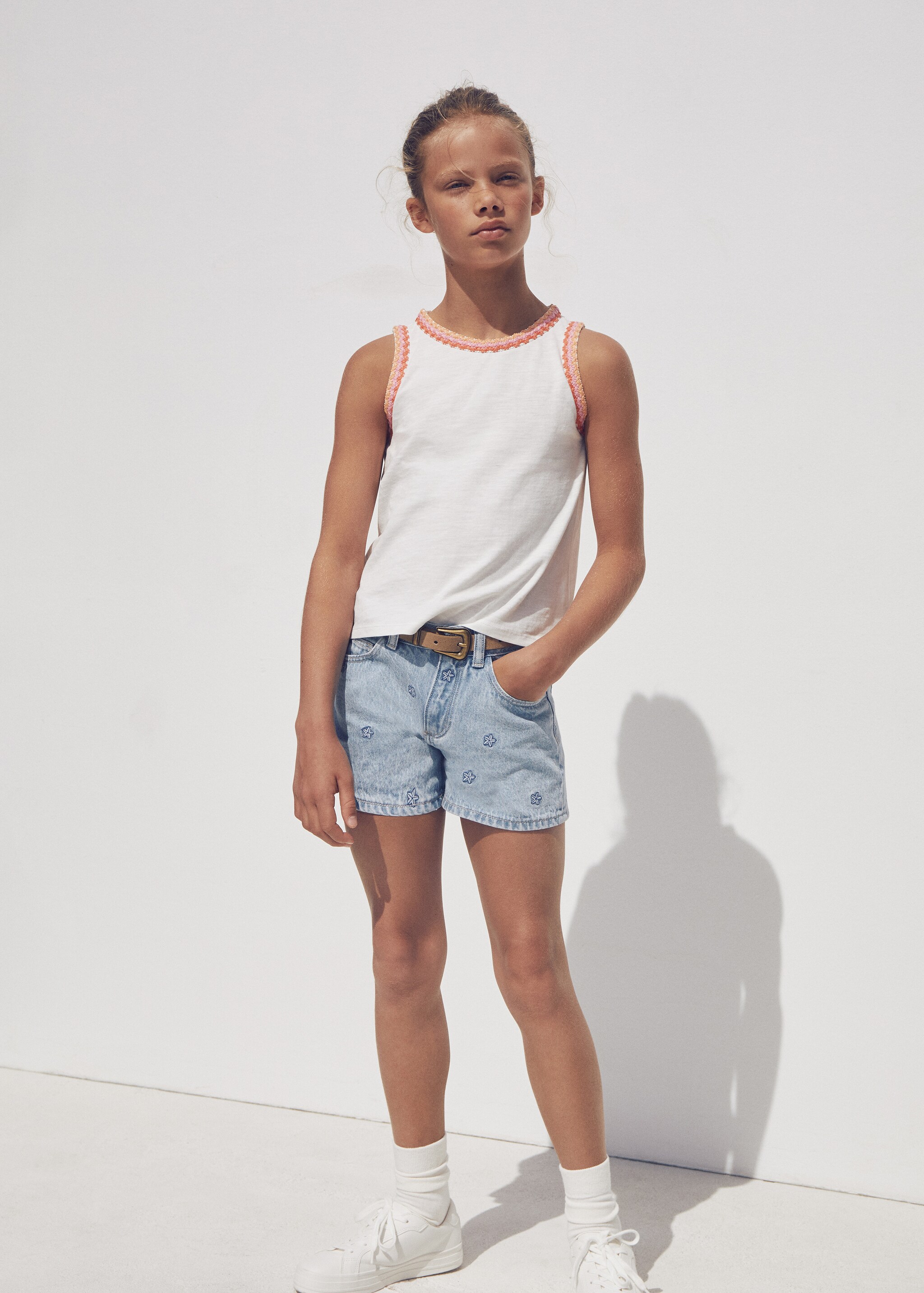 Starfish denim shorts - Details of the article 5
