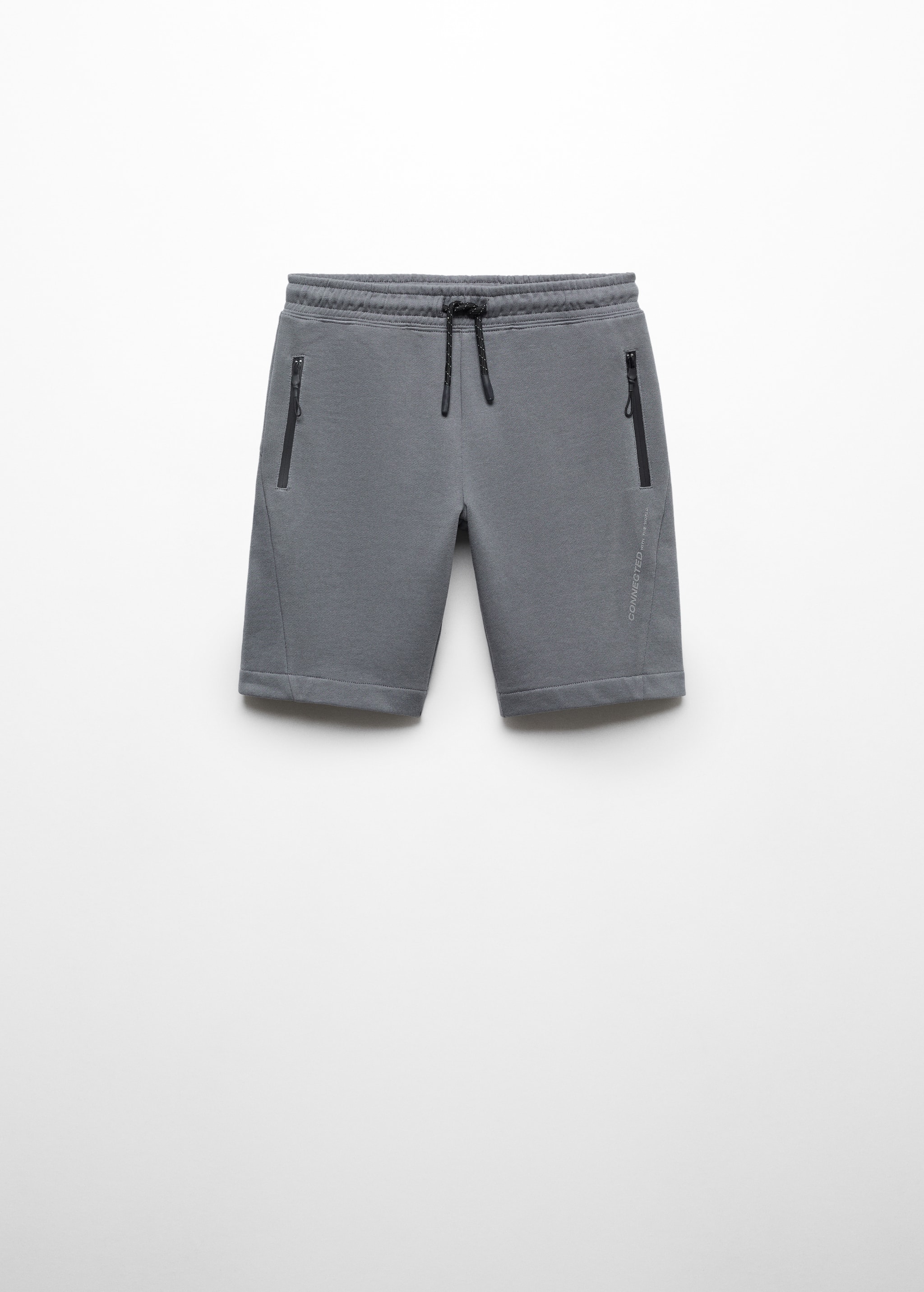 Elastic waist Bermuda shorts - Article without model