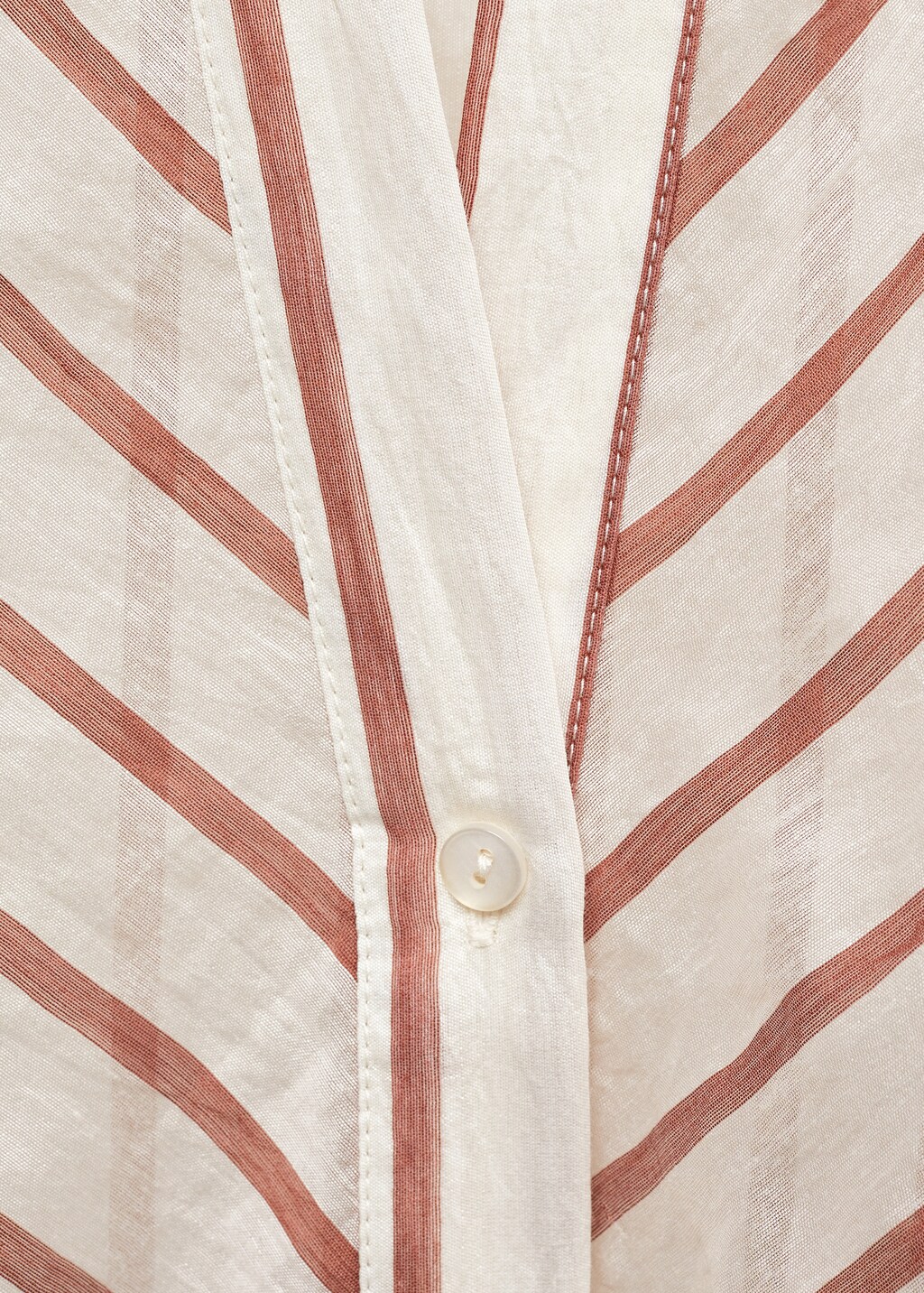 Semi-transparent striped shirt