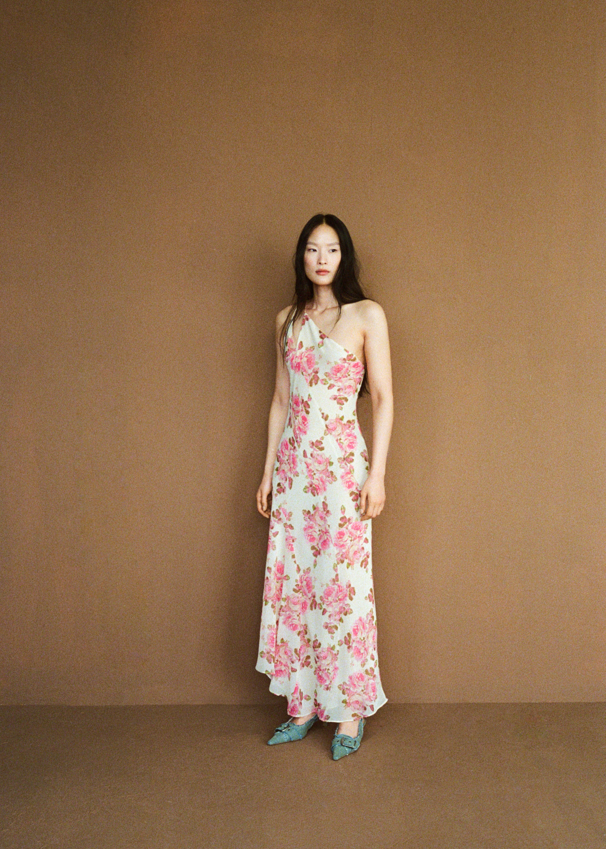 Asymmetrical floral dress - Details of the article 6