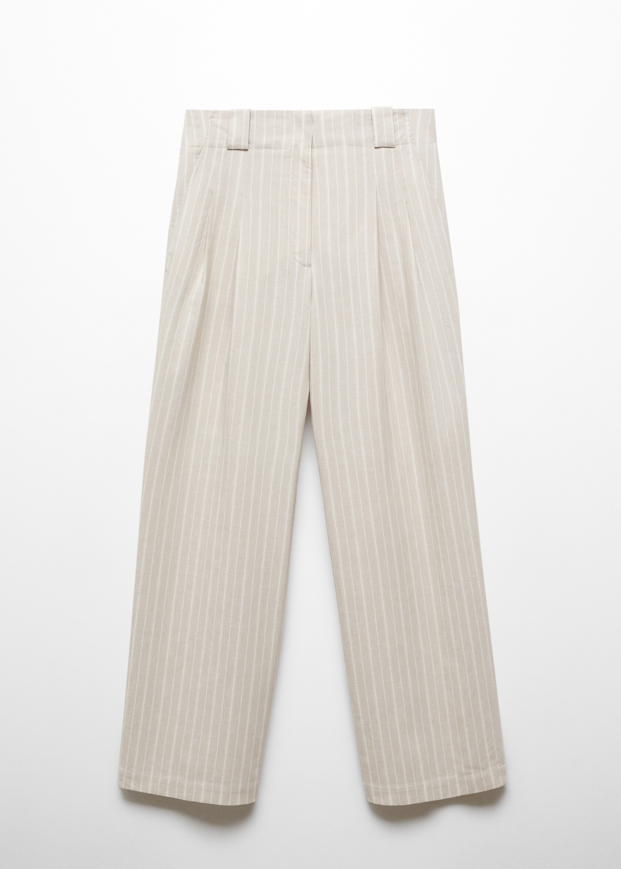 Straight striped trousers - Article without model