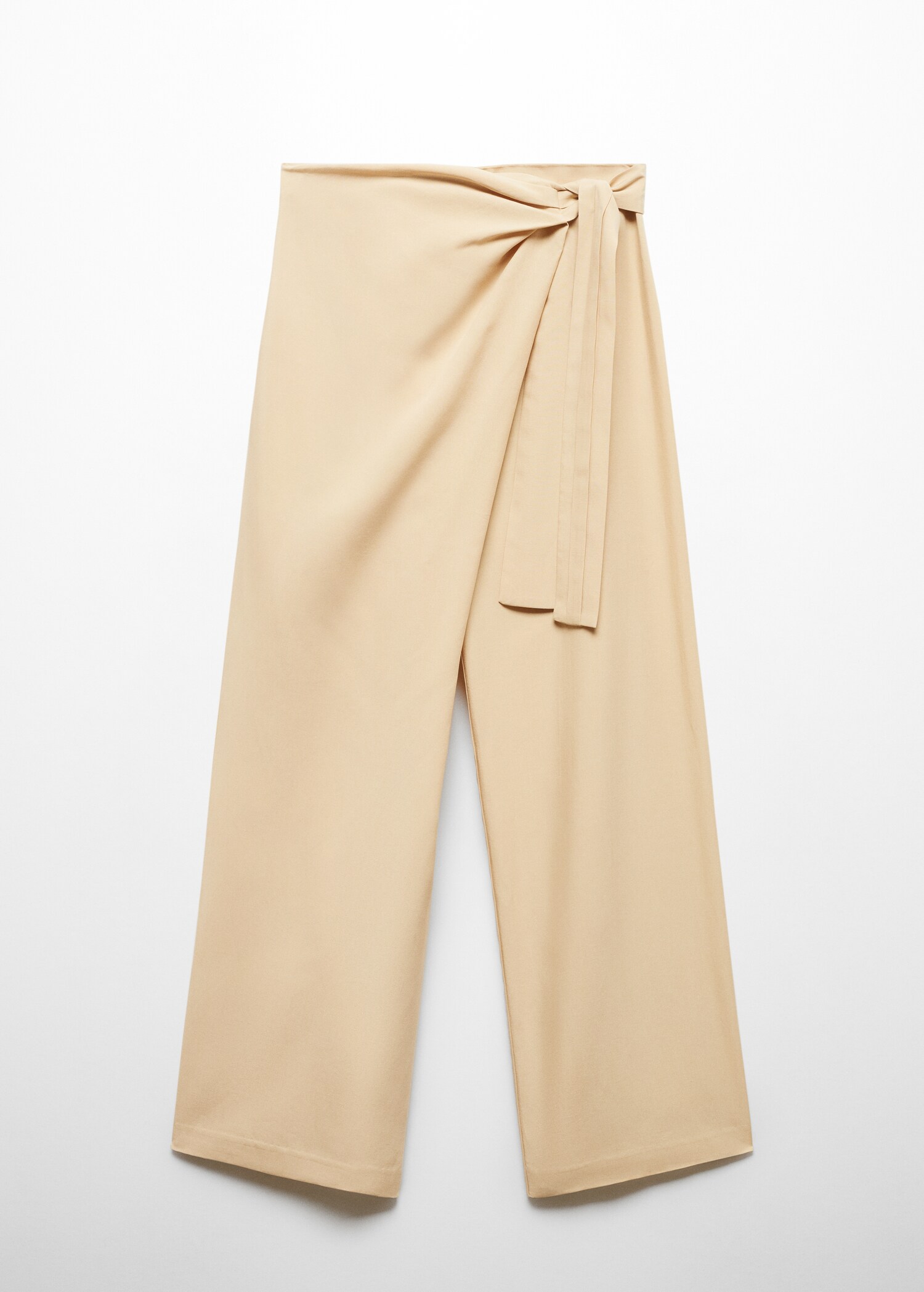 Lyocell trousers with knot detail - Article without model