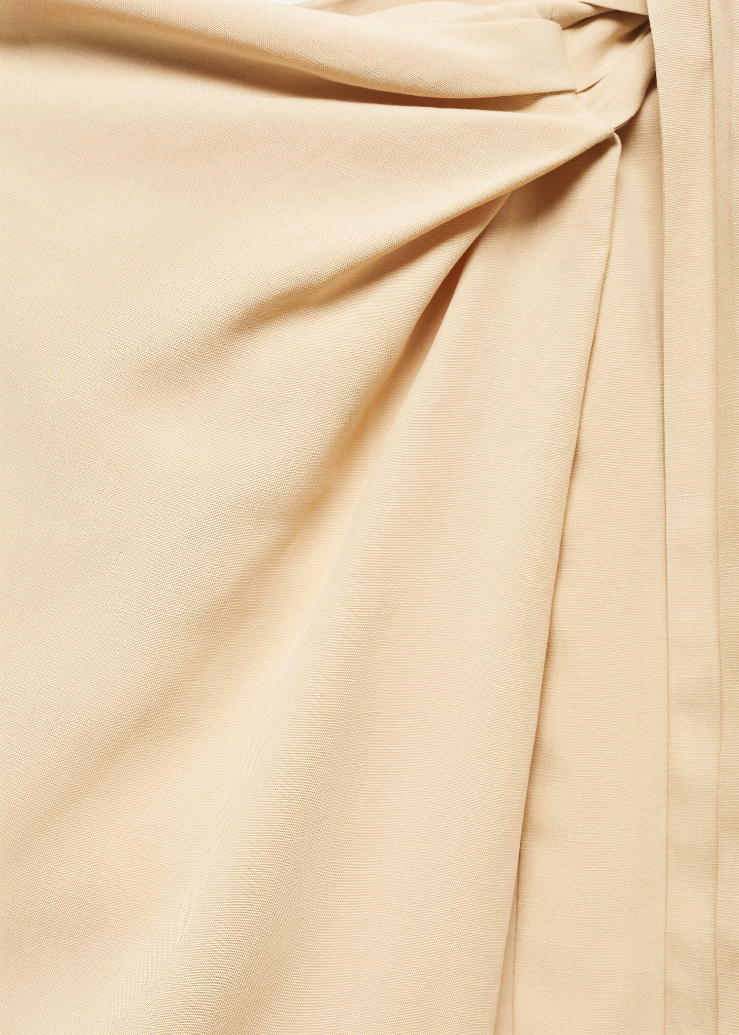 Lyocell trousers with knot detail - Details of the article 8