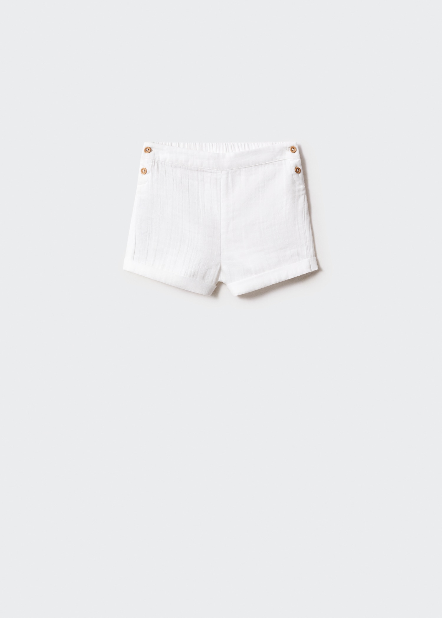 Cotton shorts with elastic waist - Article without model