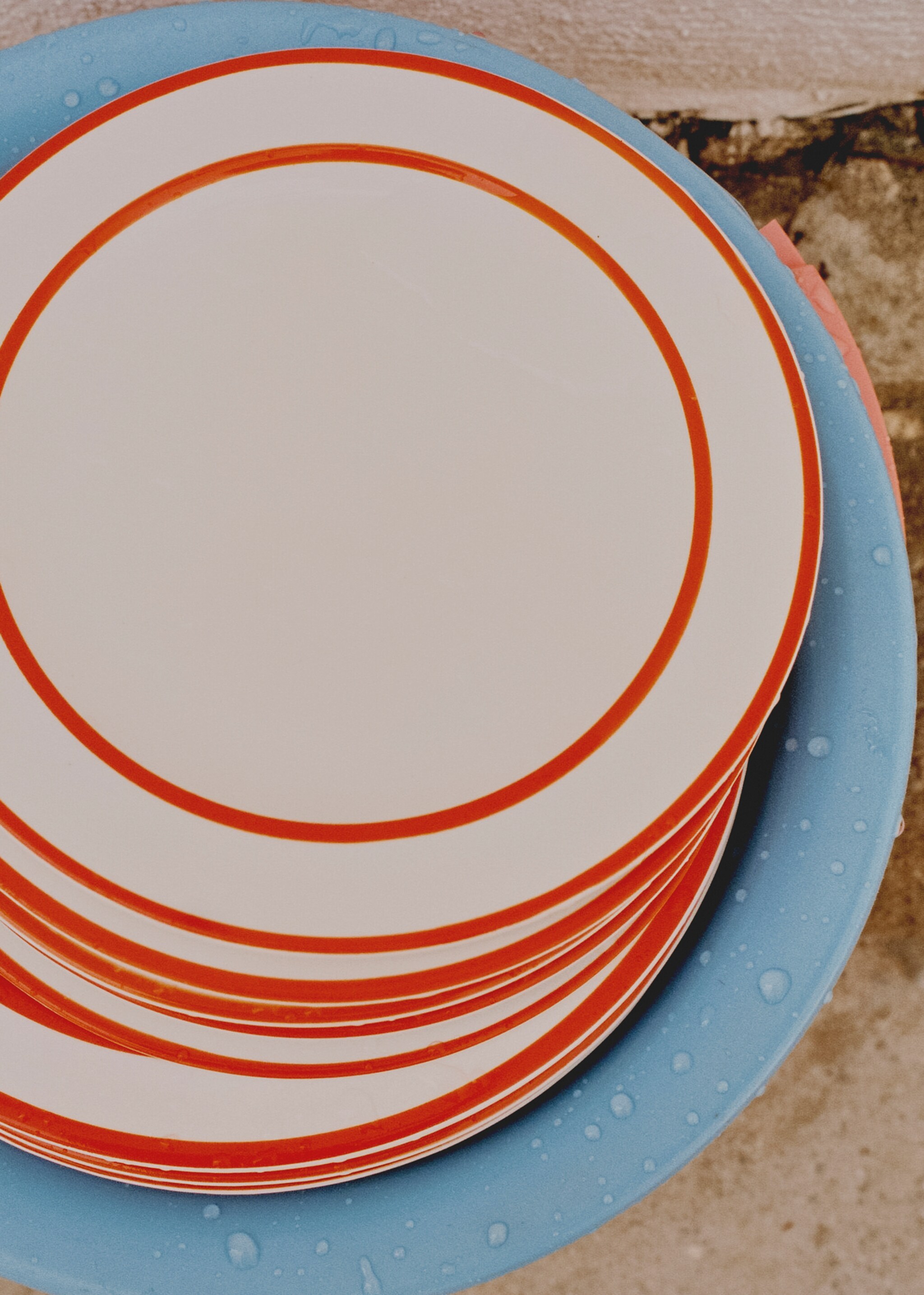 Double-edged stoneware dinner plate - Details of the article 6