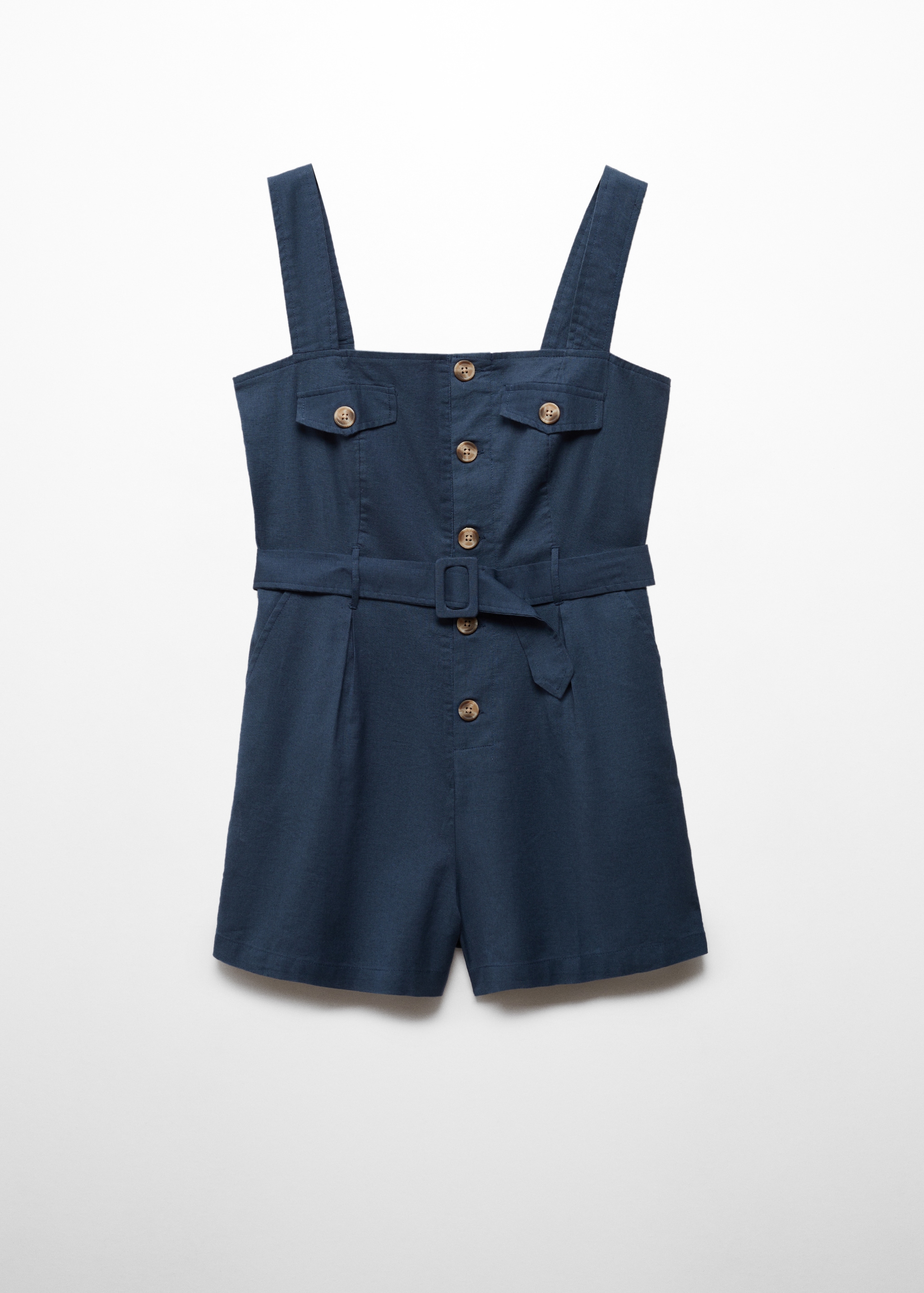 Short jumpsuit with buttons - Article without model