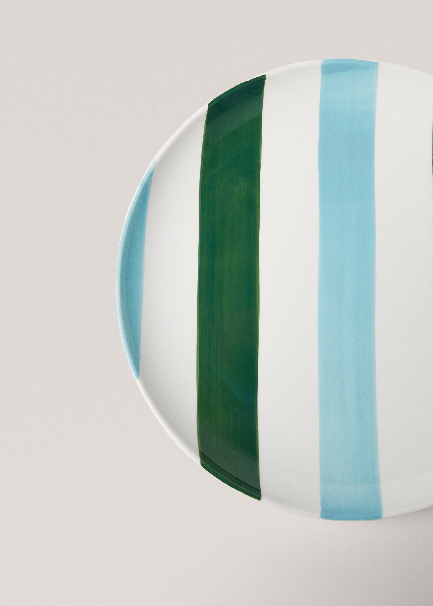 Two-tone stoneware flat plate - Details of the article 2