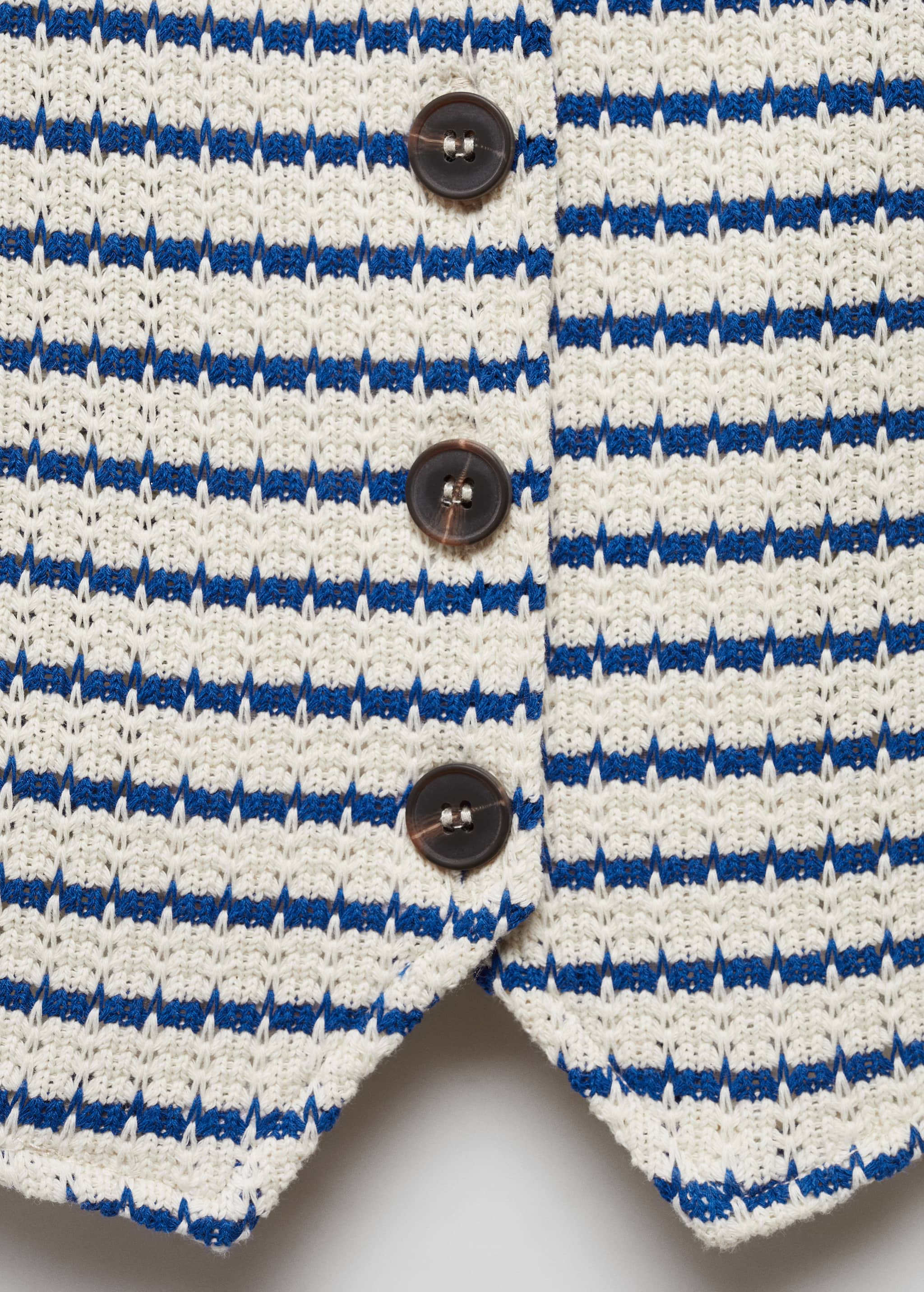 Crochet striped top - Details of the article 8