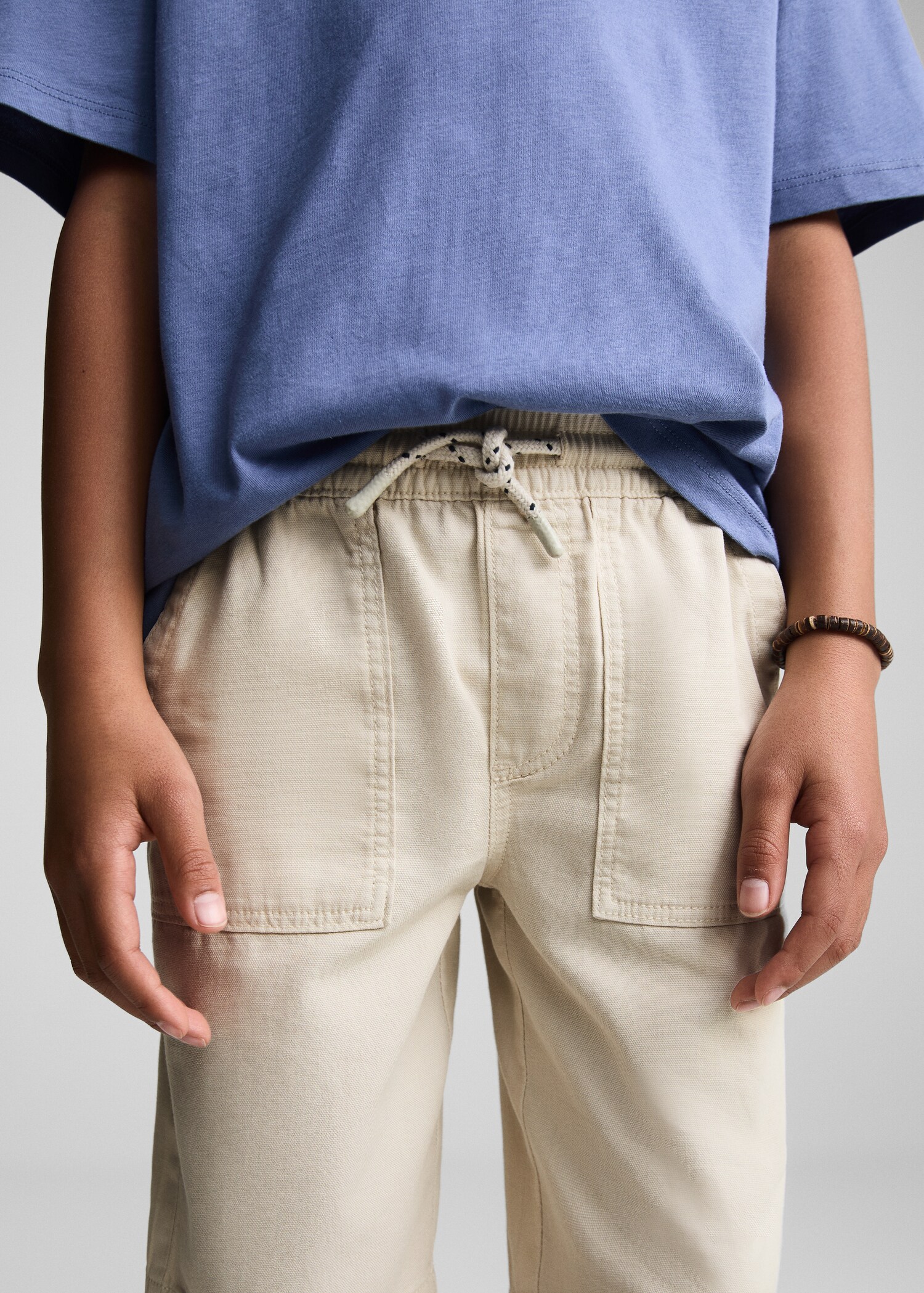 Elastic waist Bermuda shorts - Details of the article 6