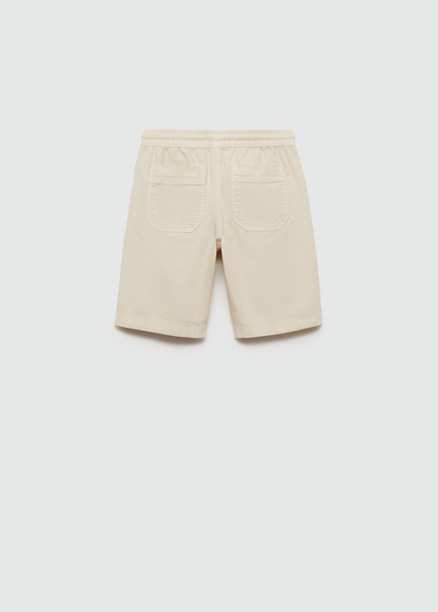 Elastic waist Bermuda shorts - Reverse of the article