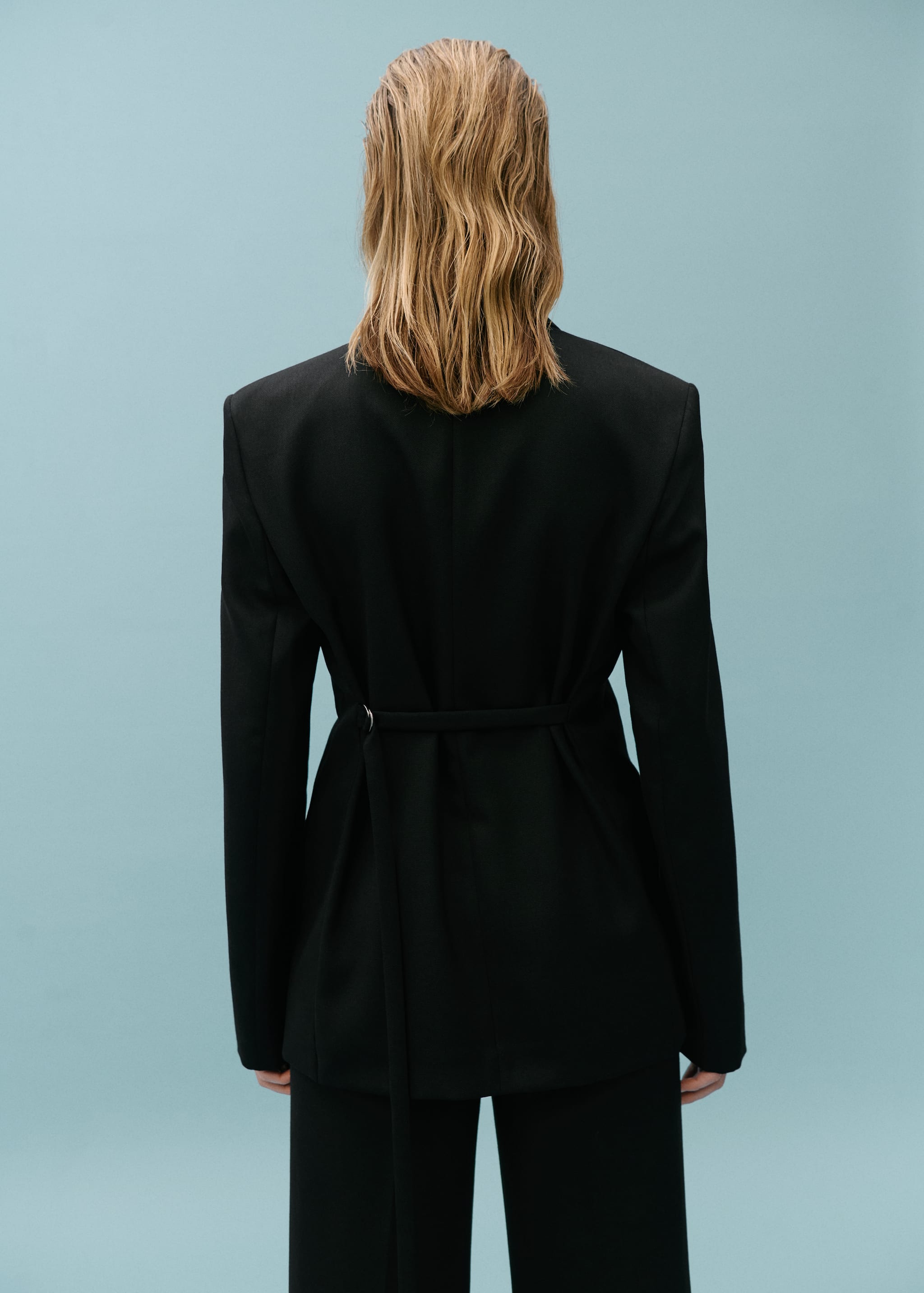 Wool-blend suit jacket - Reverse of the article