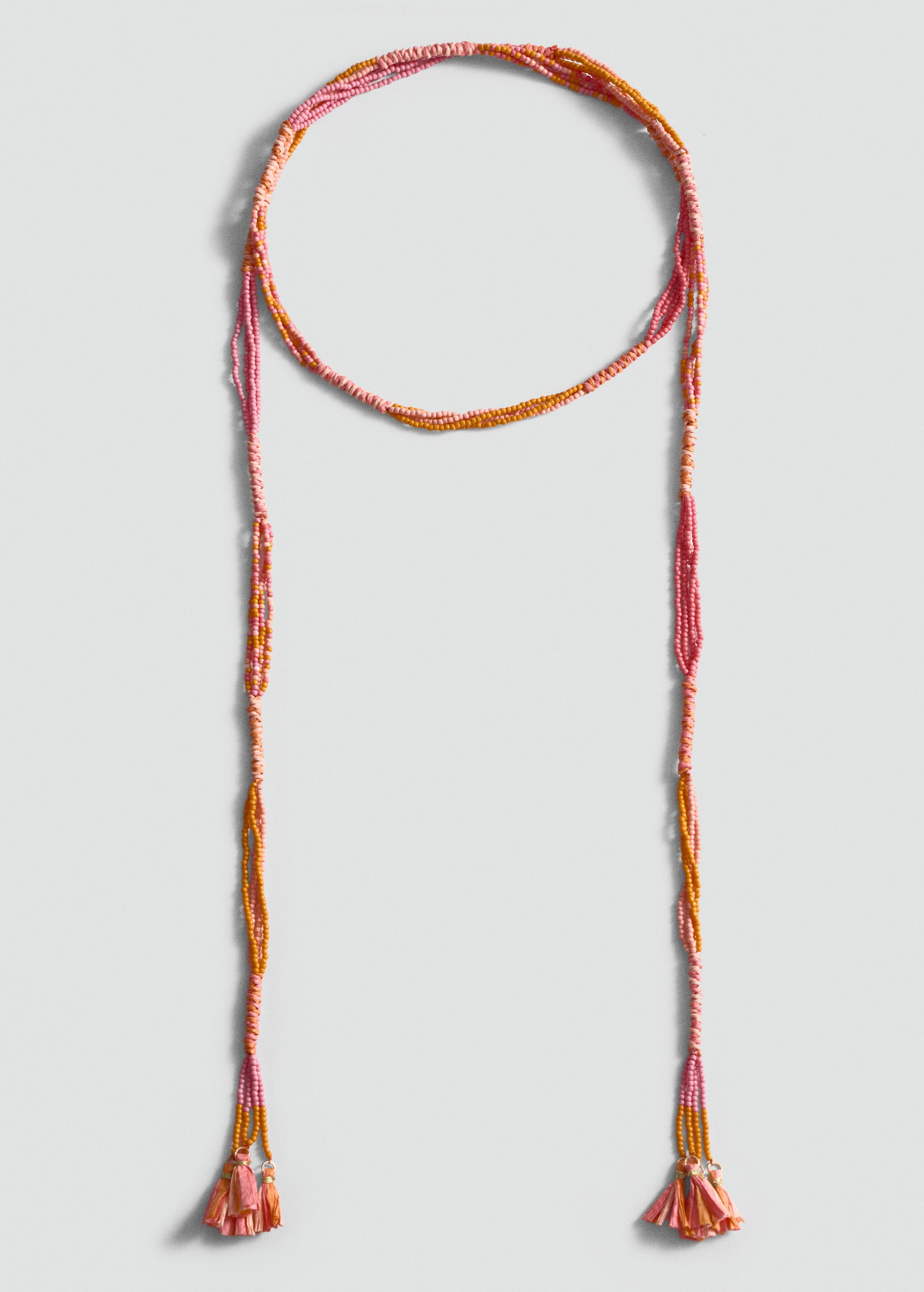 Two-strand bead necklace - Изделие без модели