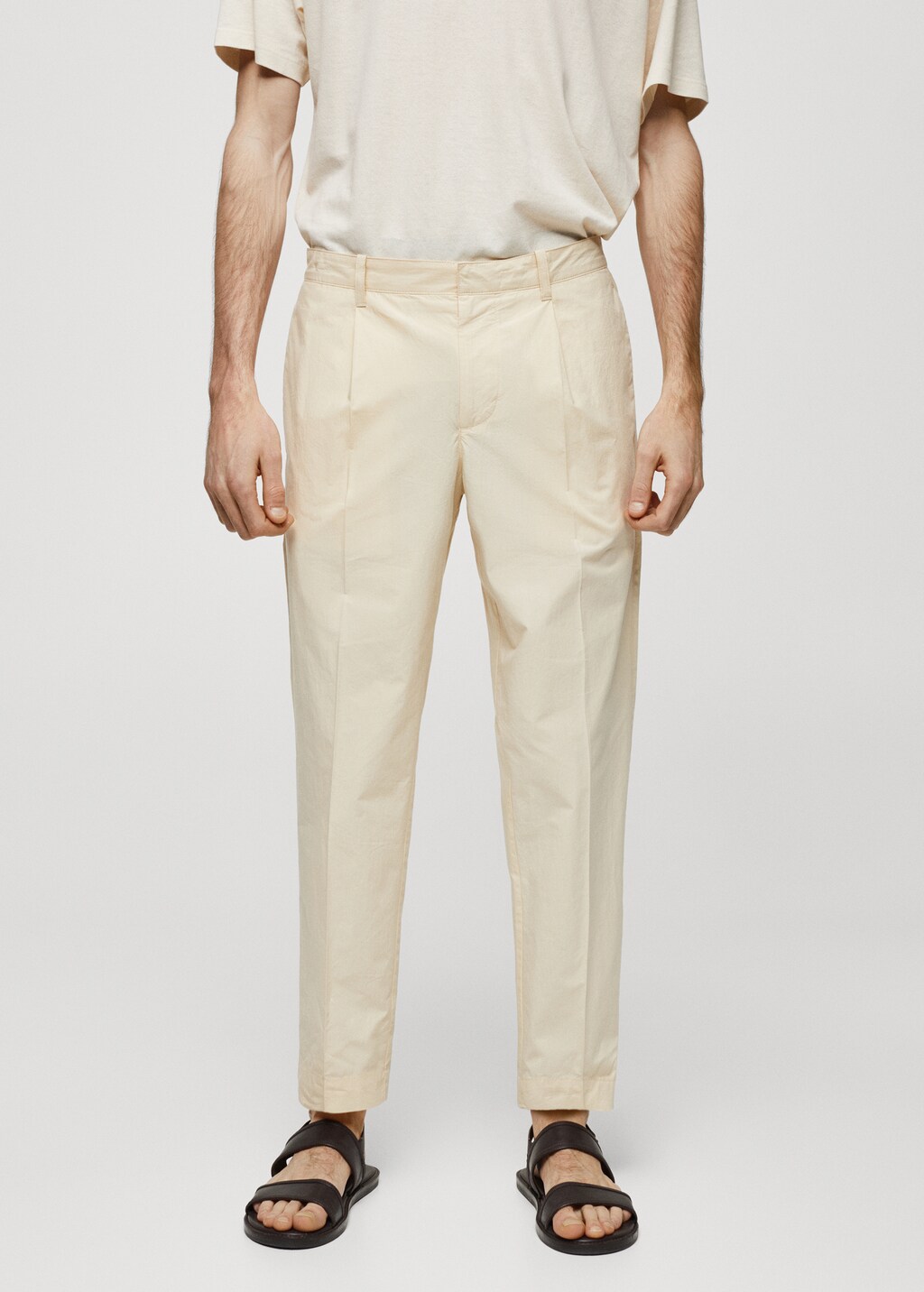 Mango Slim-Fit-Hose aus 100 % Baumwolle