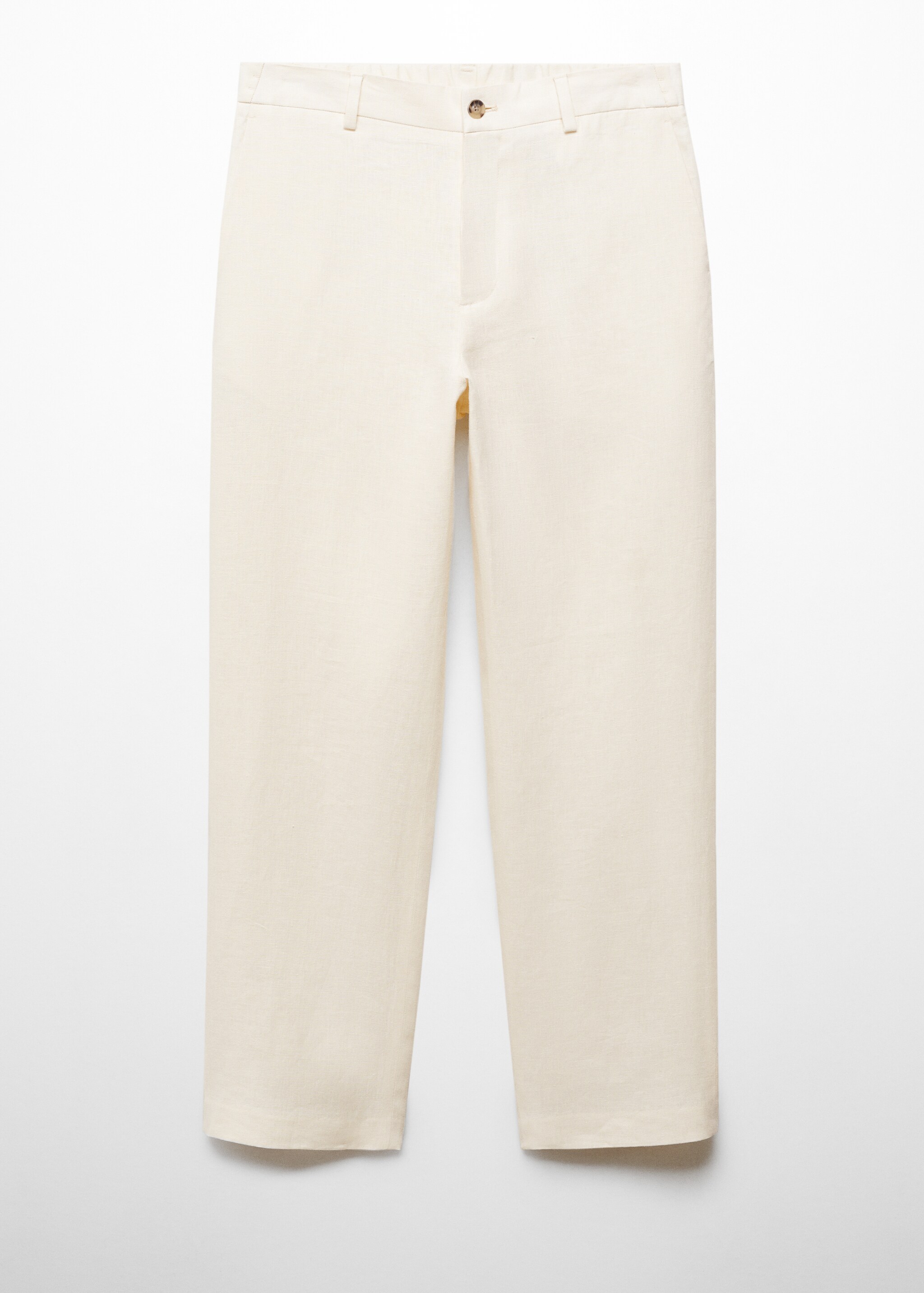 Relaxed-fit 100% linen trousers - Article without model