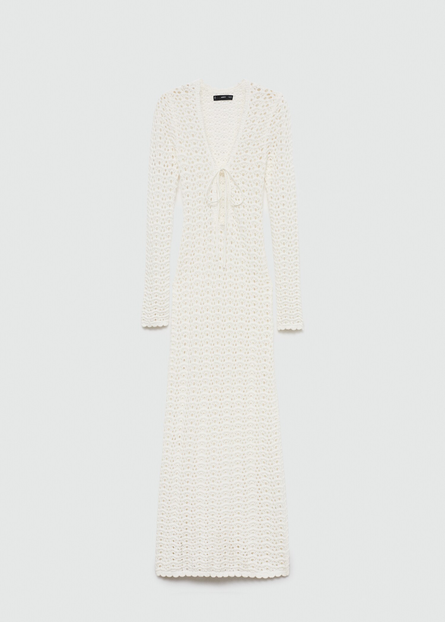 Crochet dress with bow - Article without model