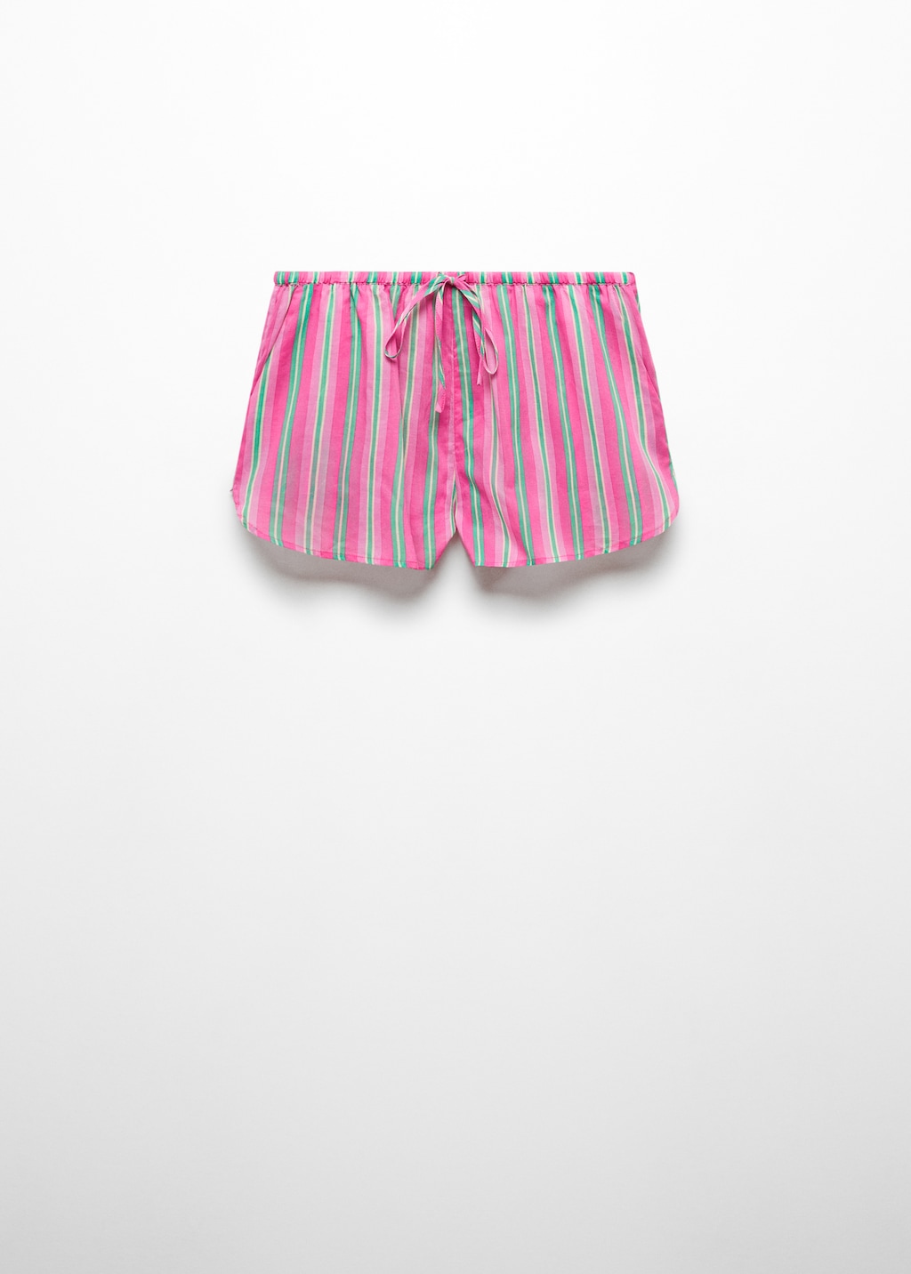 Stripe-printed shorts - Women | MANGO Japan Stripe-printed shorts - Women | MANGO Japan
