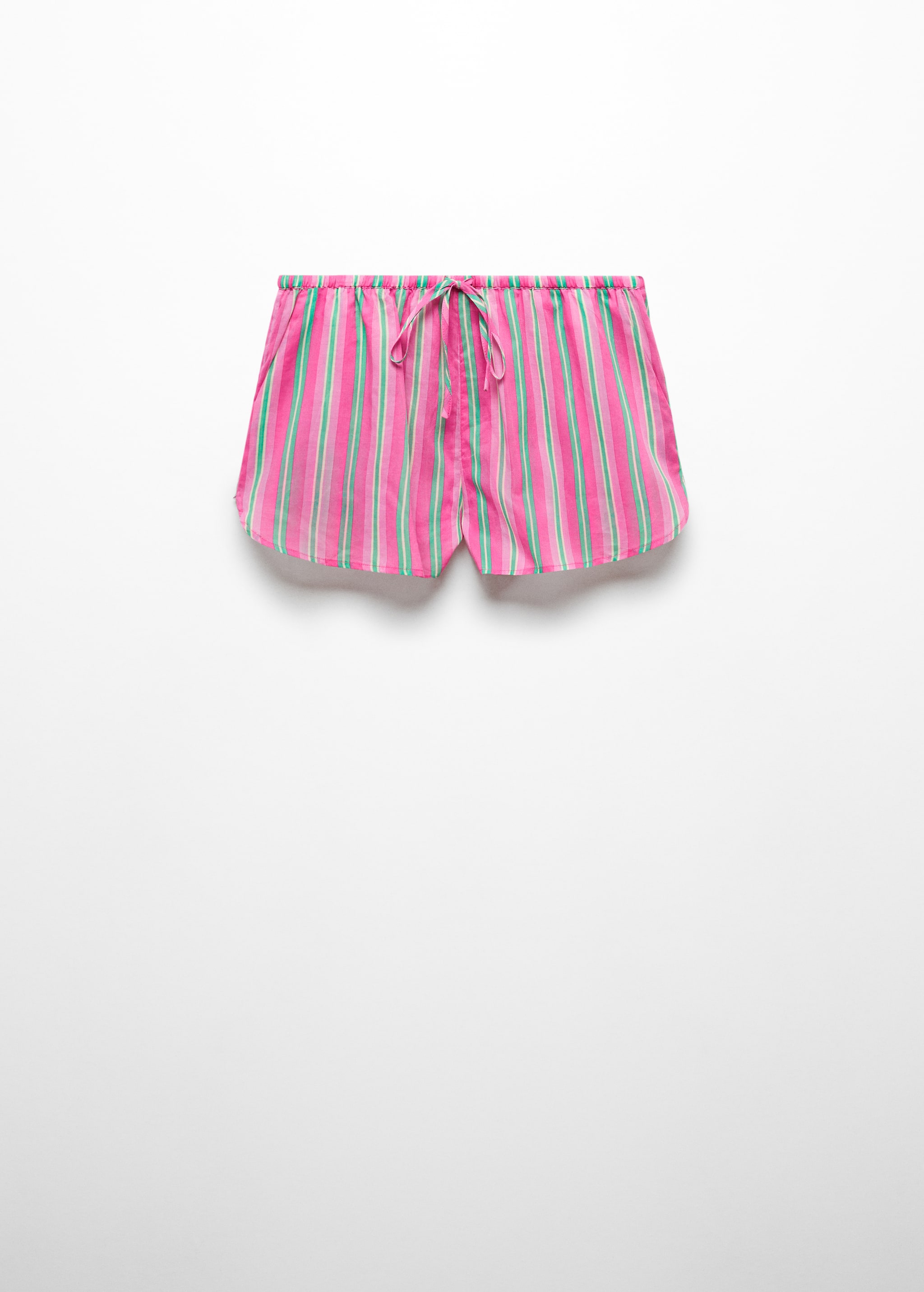 Striped printed shorts - Article without model