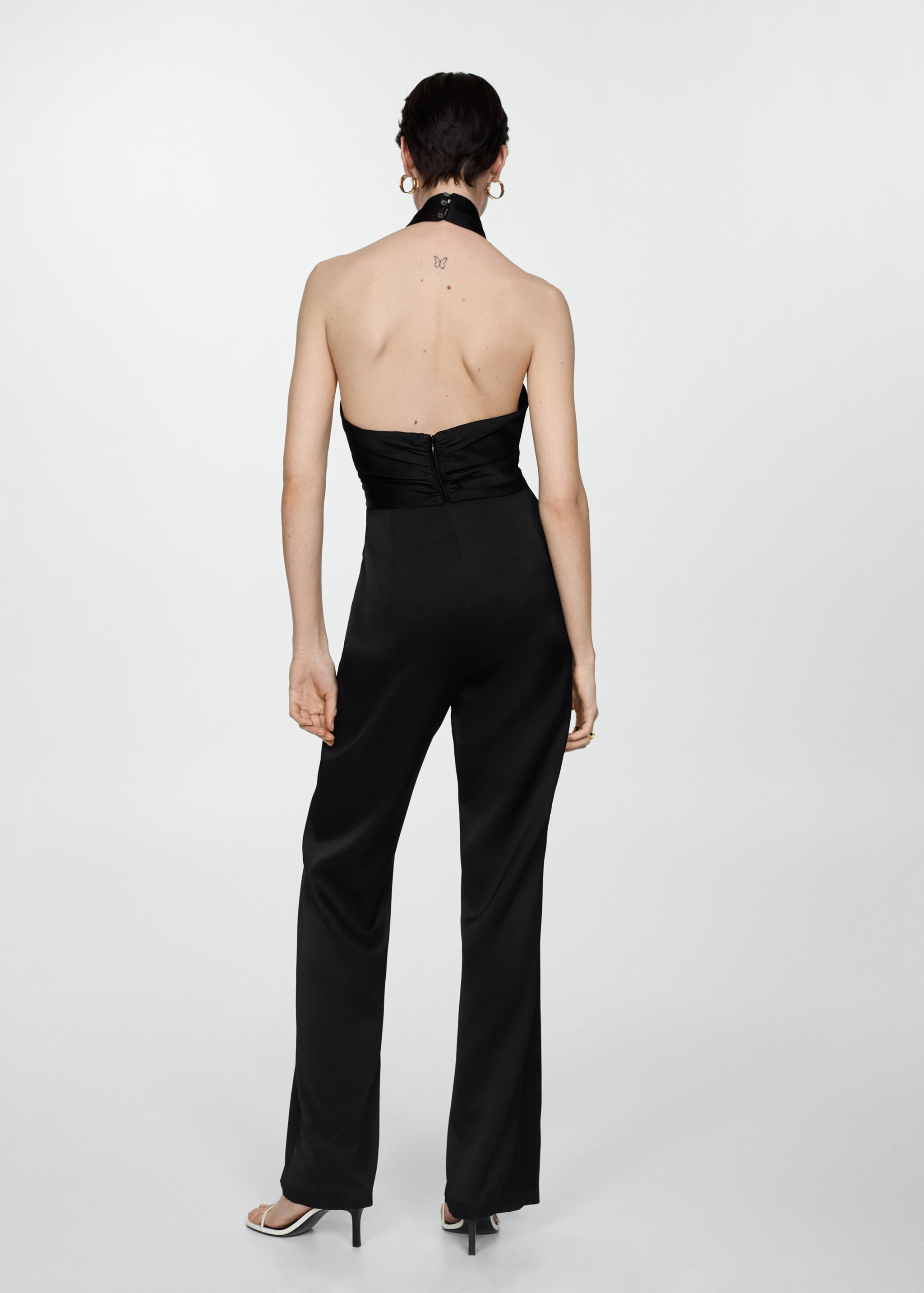 Halter long jumpsuit - Reverse of the article
