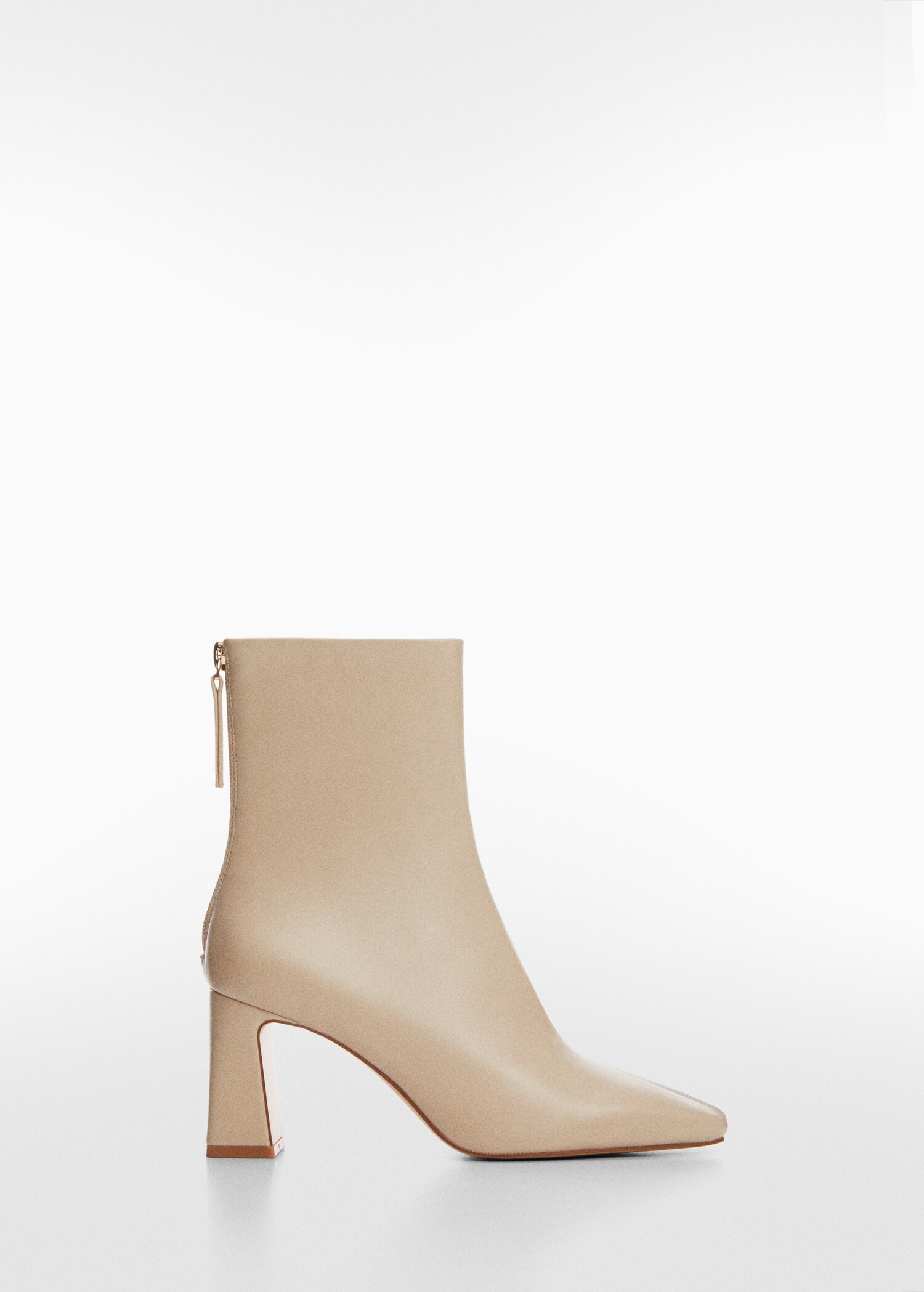 Botine închise cu fermoar - Articol fără model