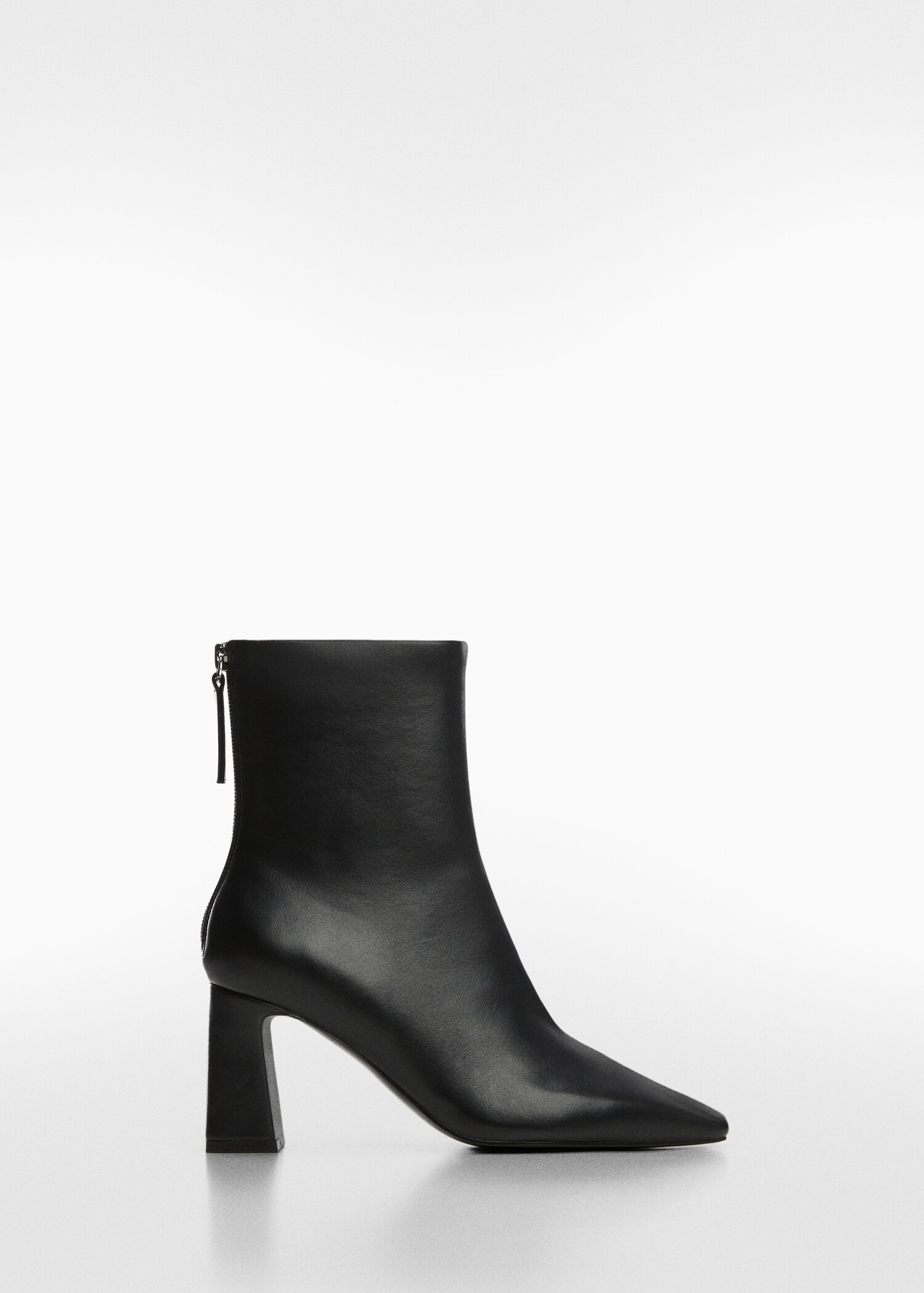 Botine închise cu fermoar - Articol fără model