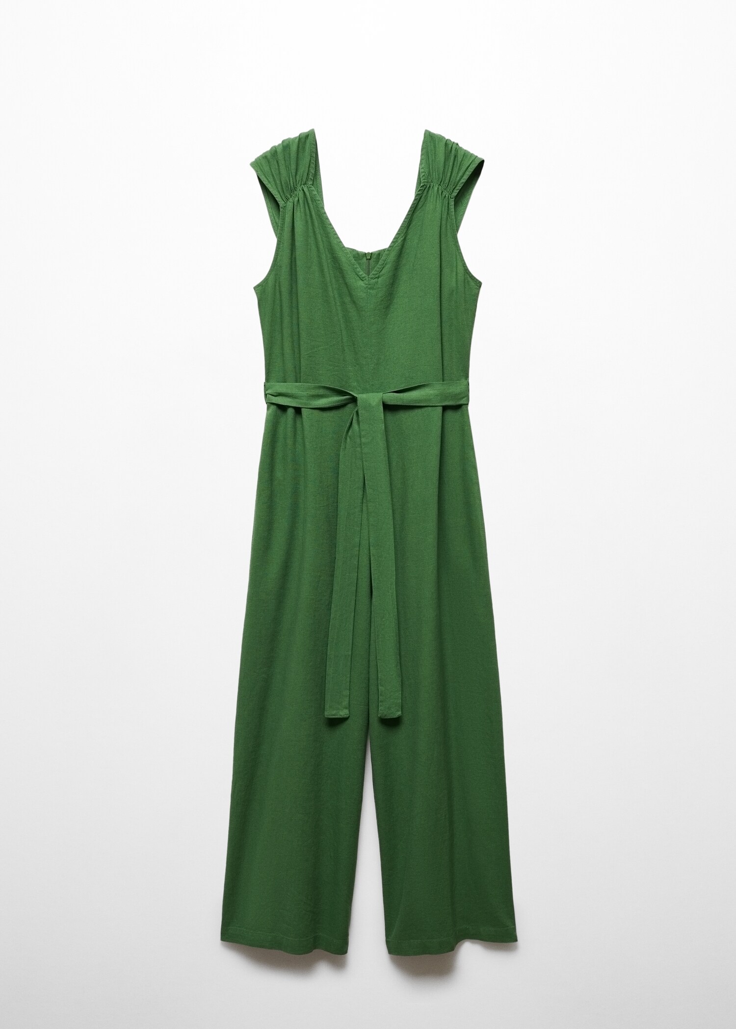 Belt linen jumpsuit - Article without model