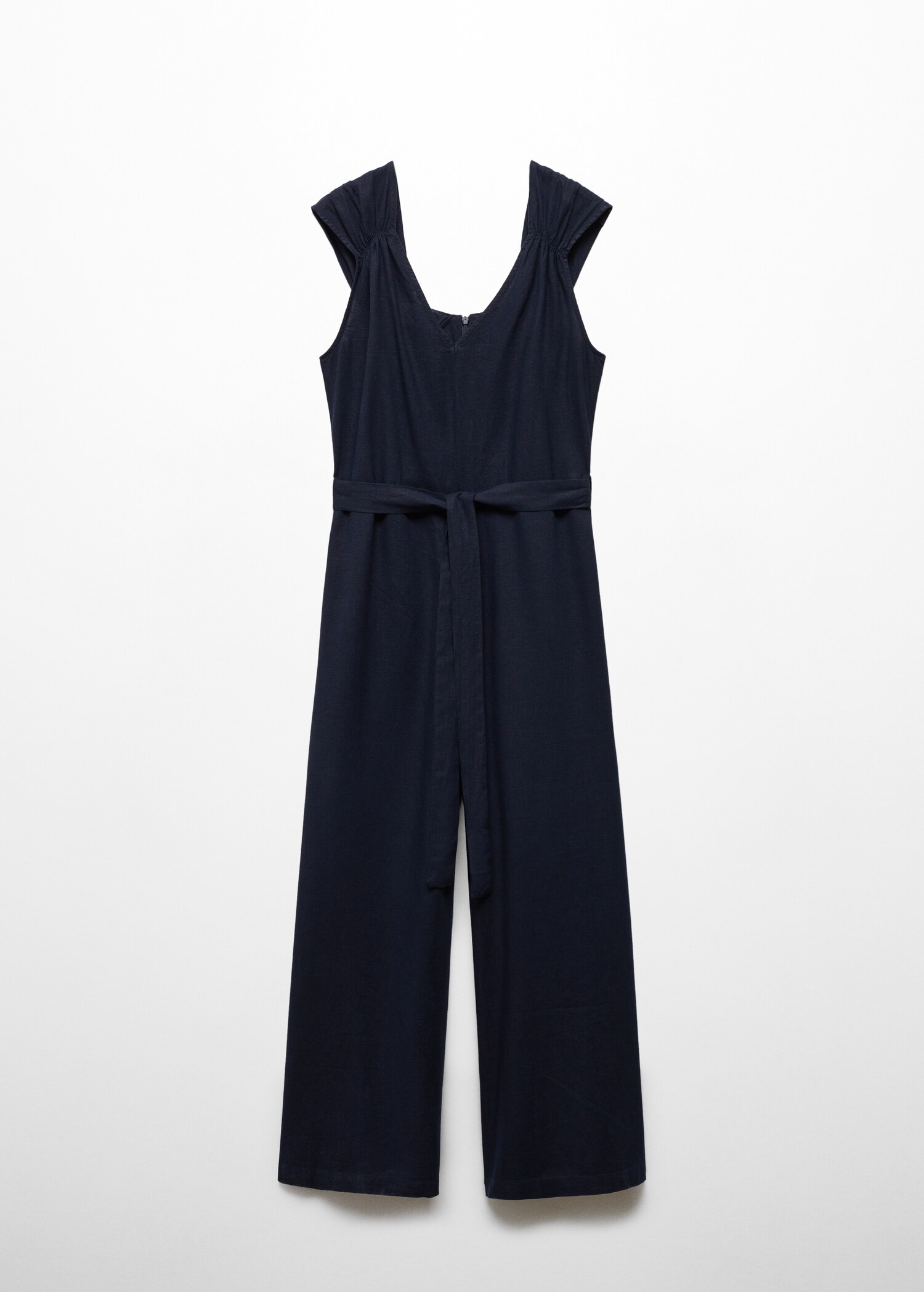 Belt linen jumpsuit - Article without model