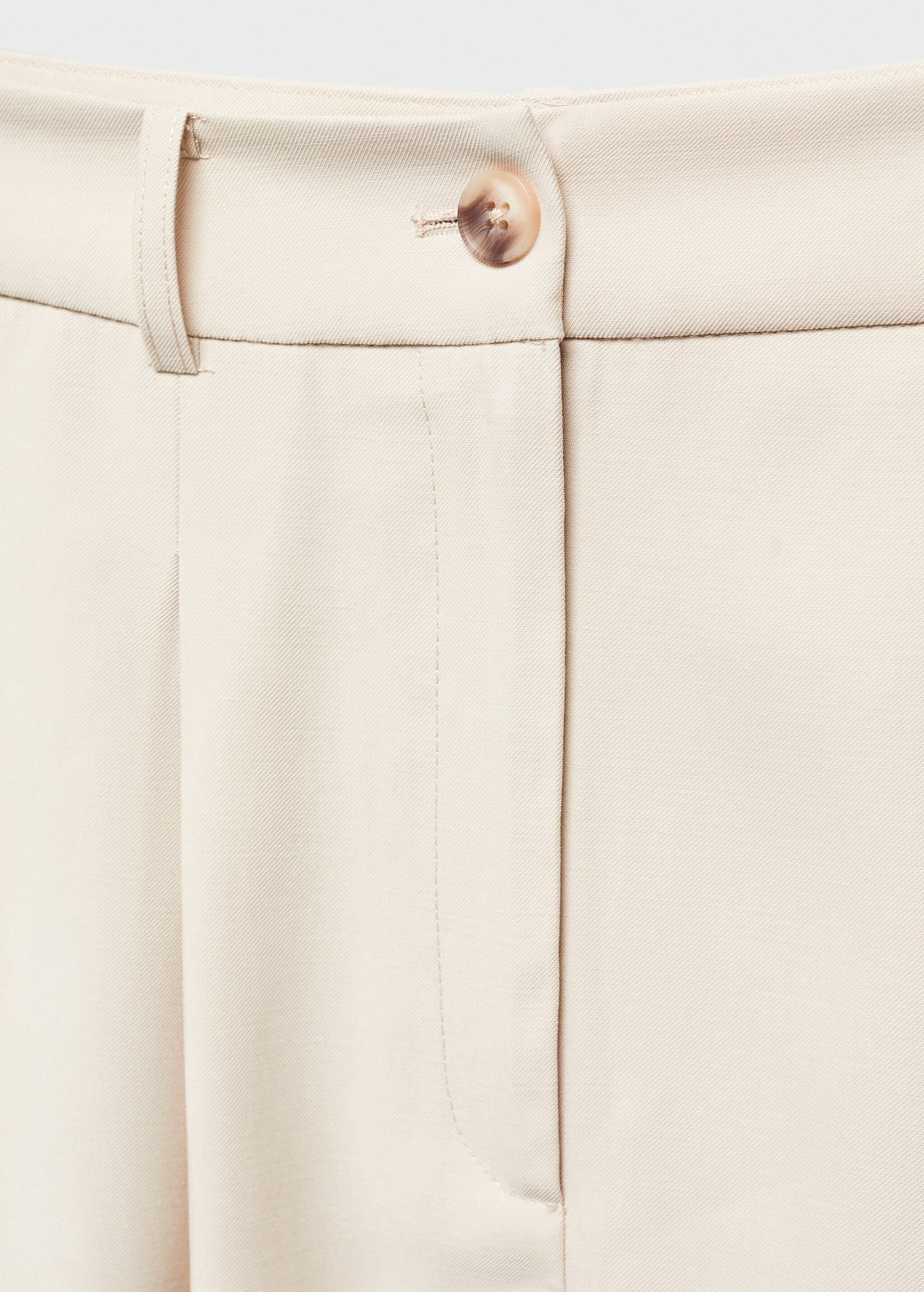 Pleated high-waist shorts - Details of the article 8