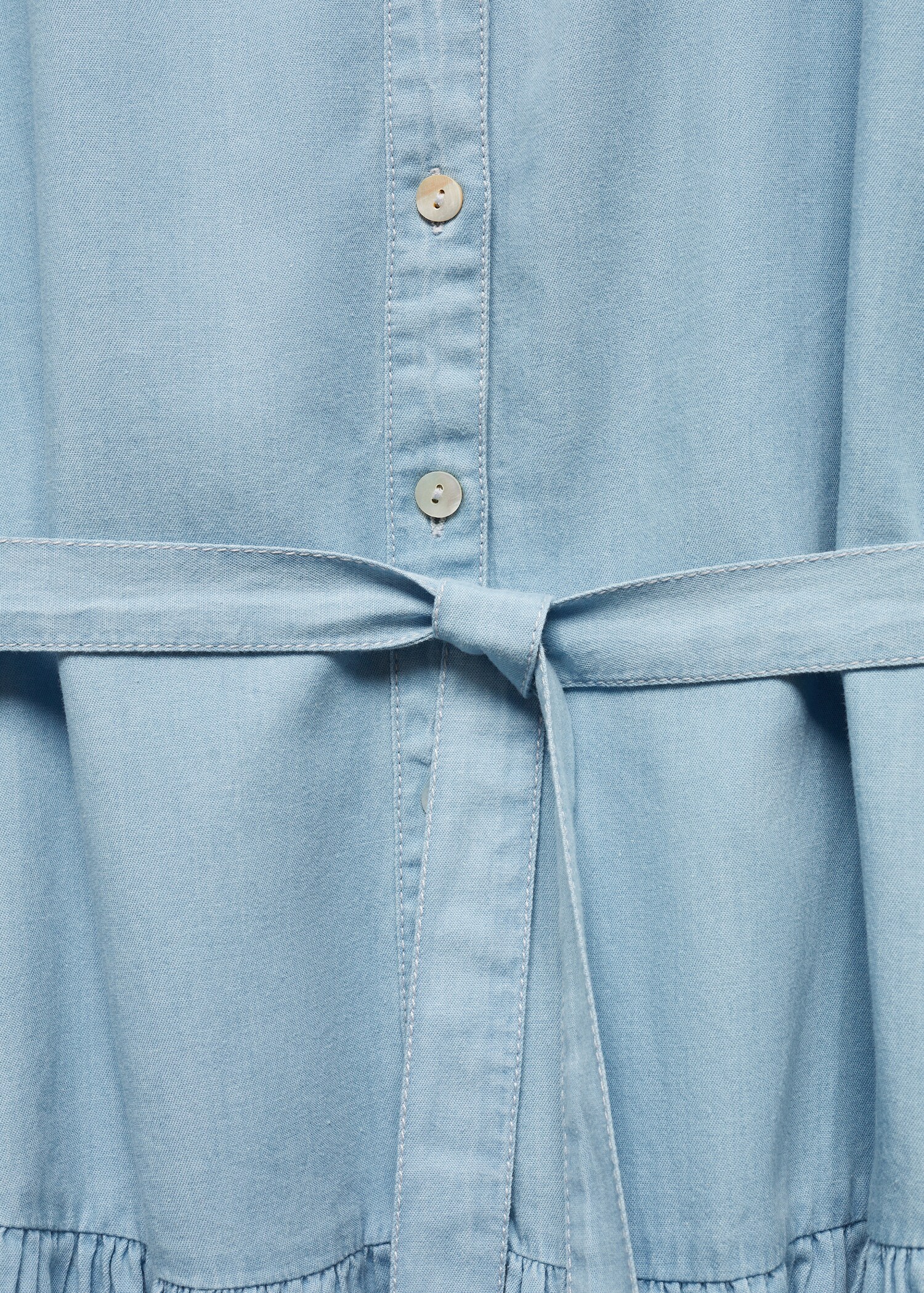 Denim shirt dress - Details of the article 8