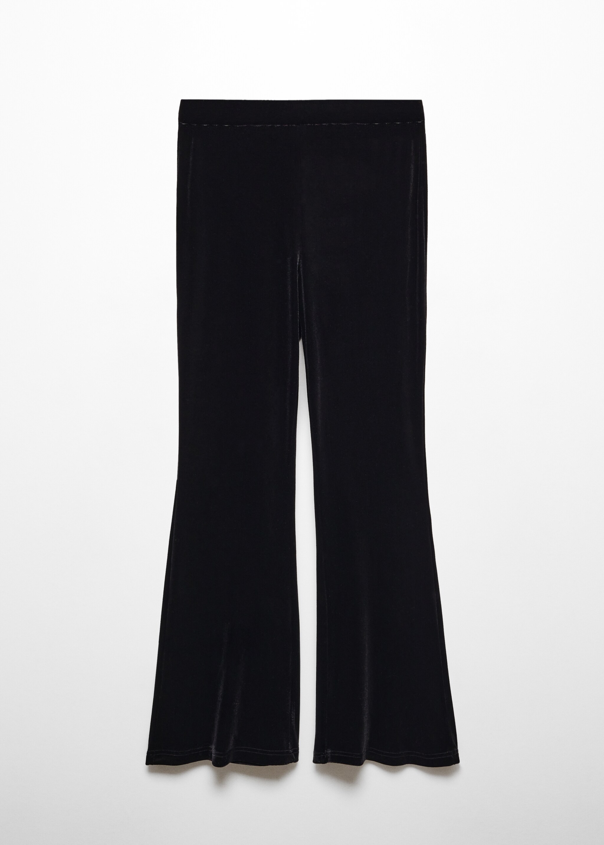 Straight velvet trousers - Article without model