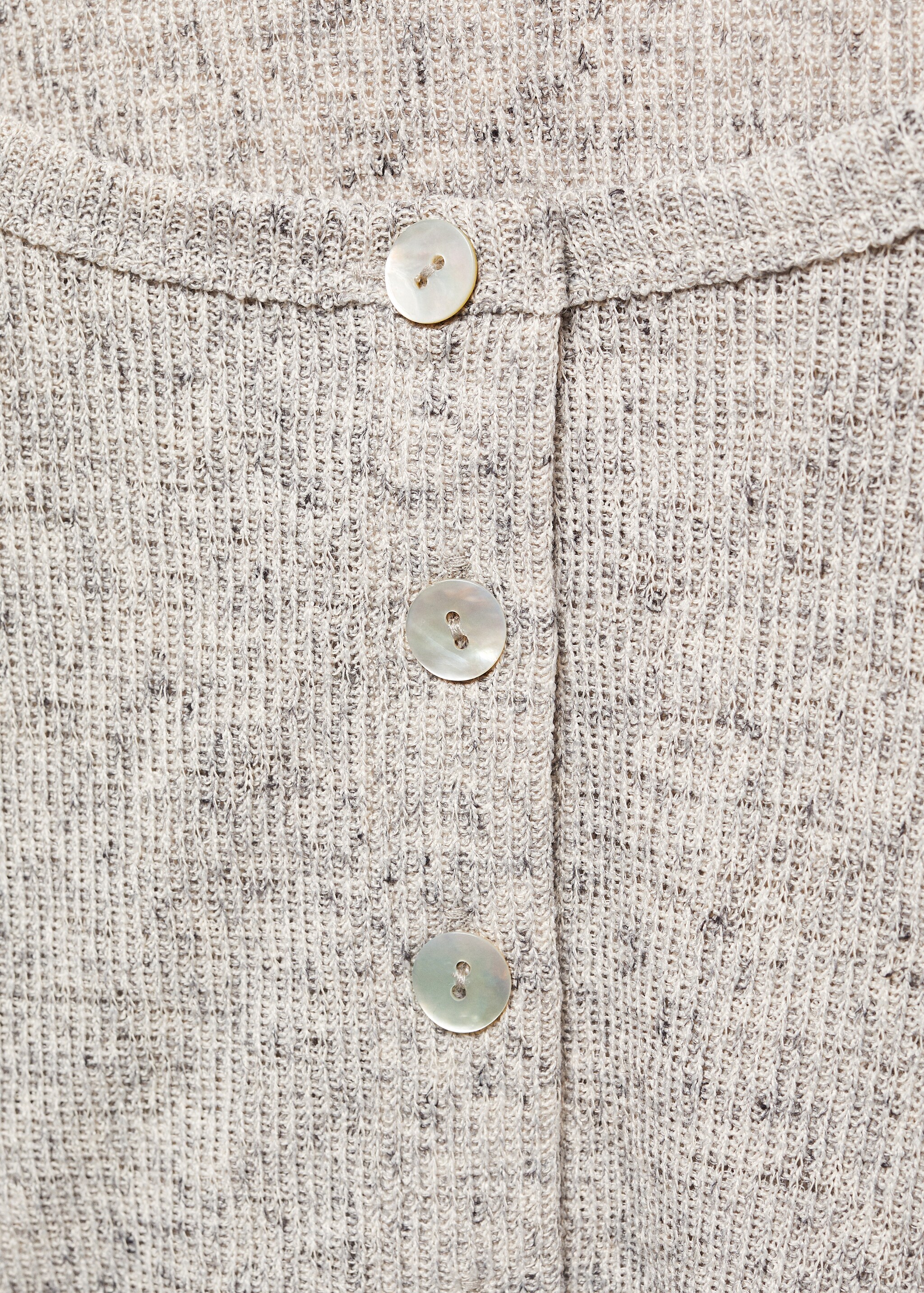 Knitted cropped cardigan - Details of the article 8
