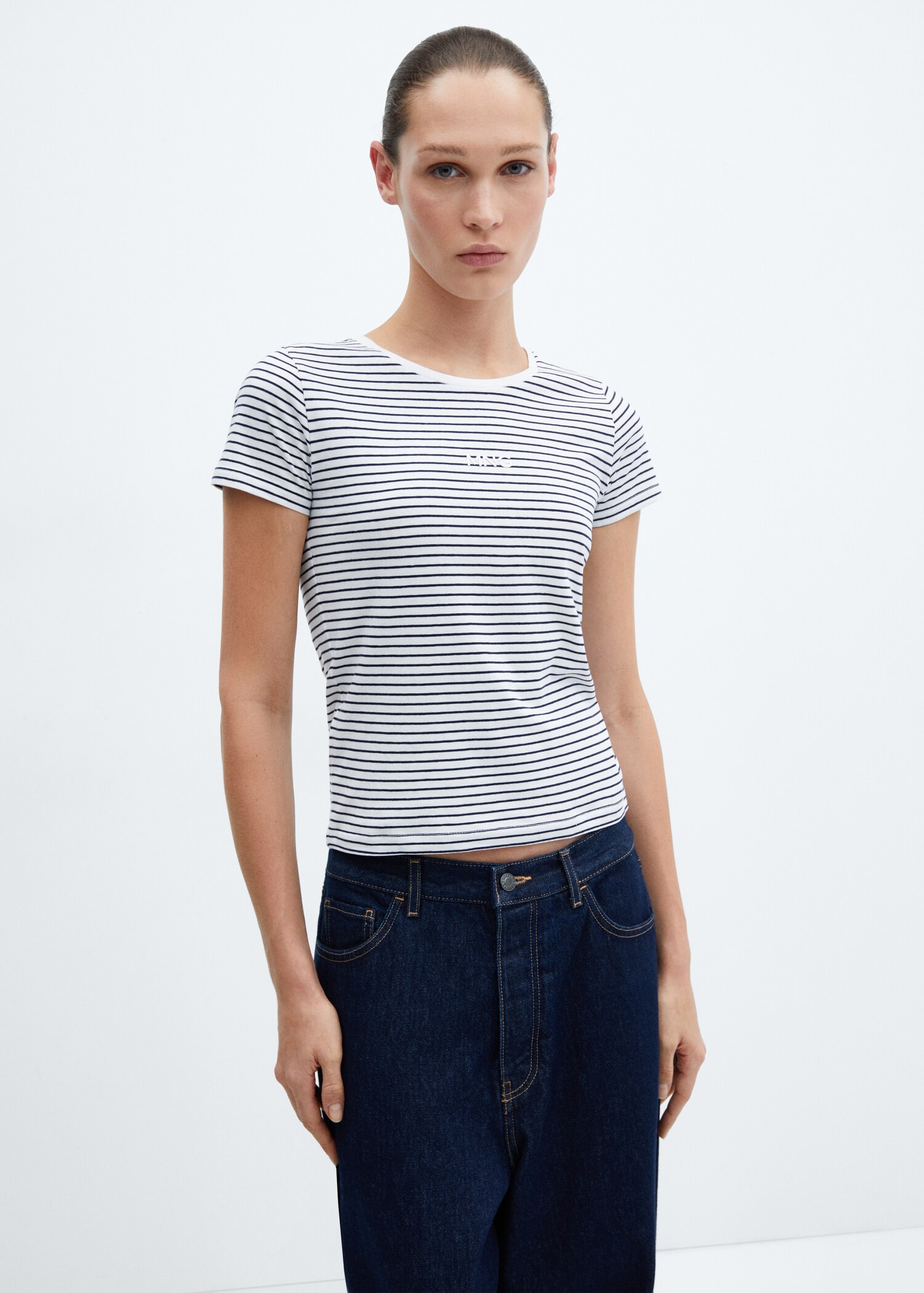 Logo cotton T-shirt - Medium plane
