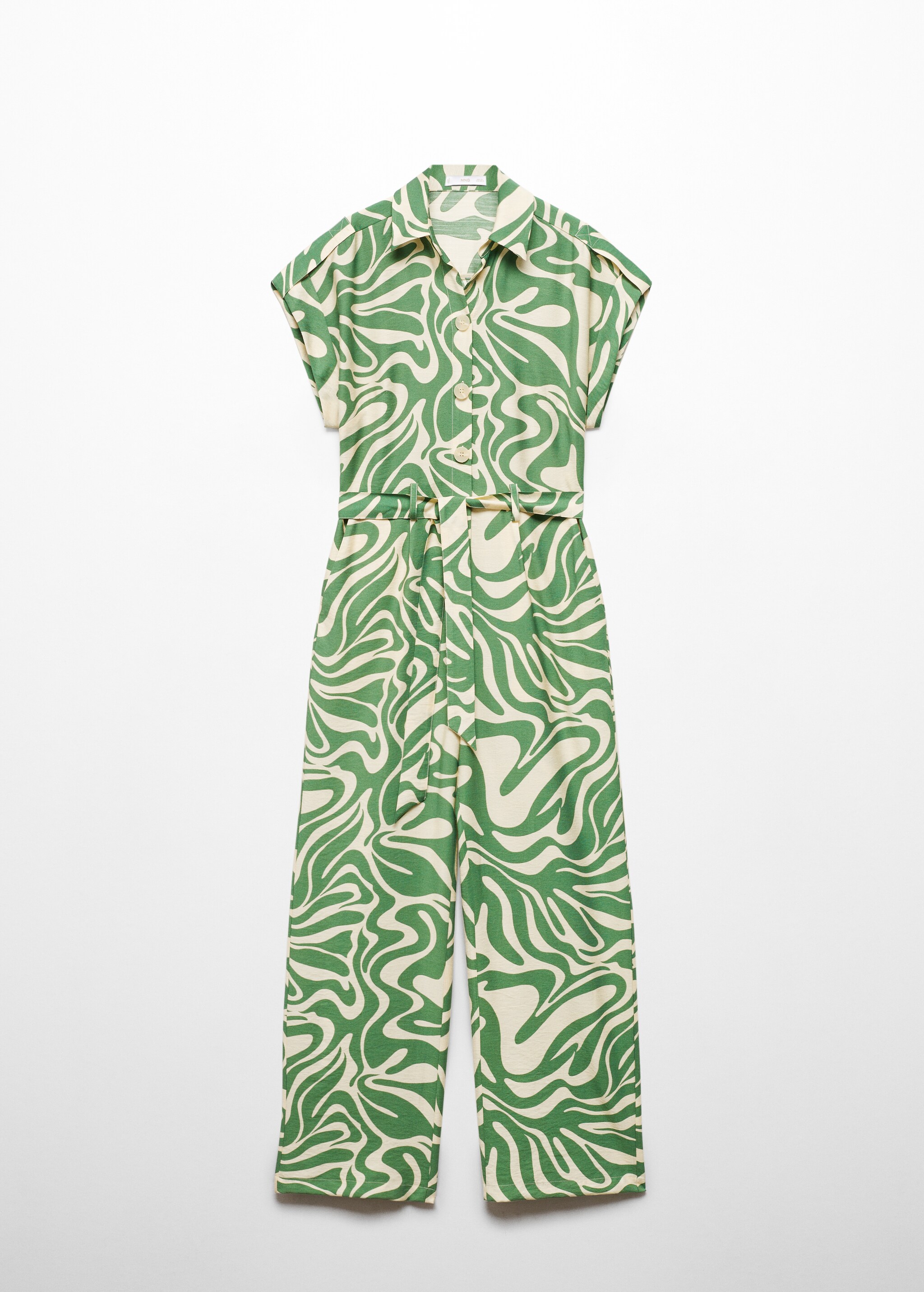 Printed shirt jumpsuit - Article without model