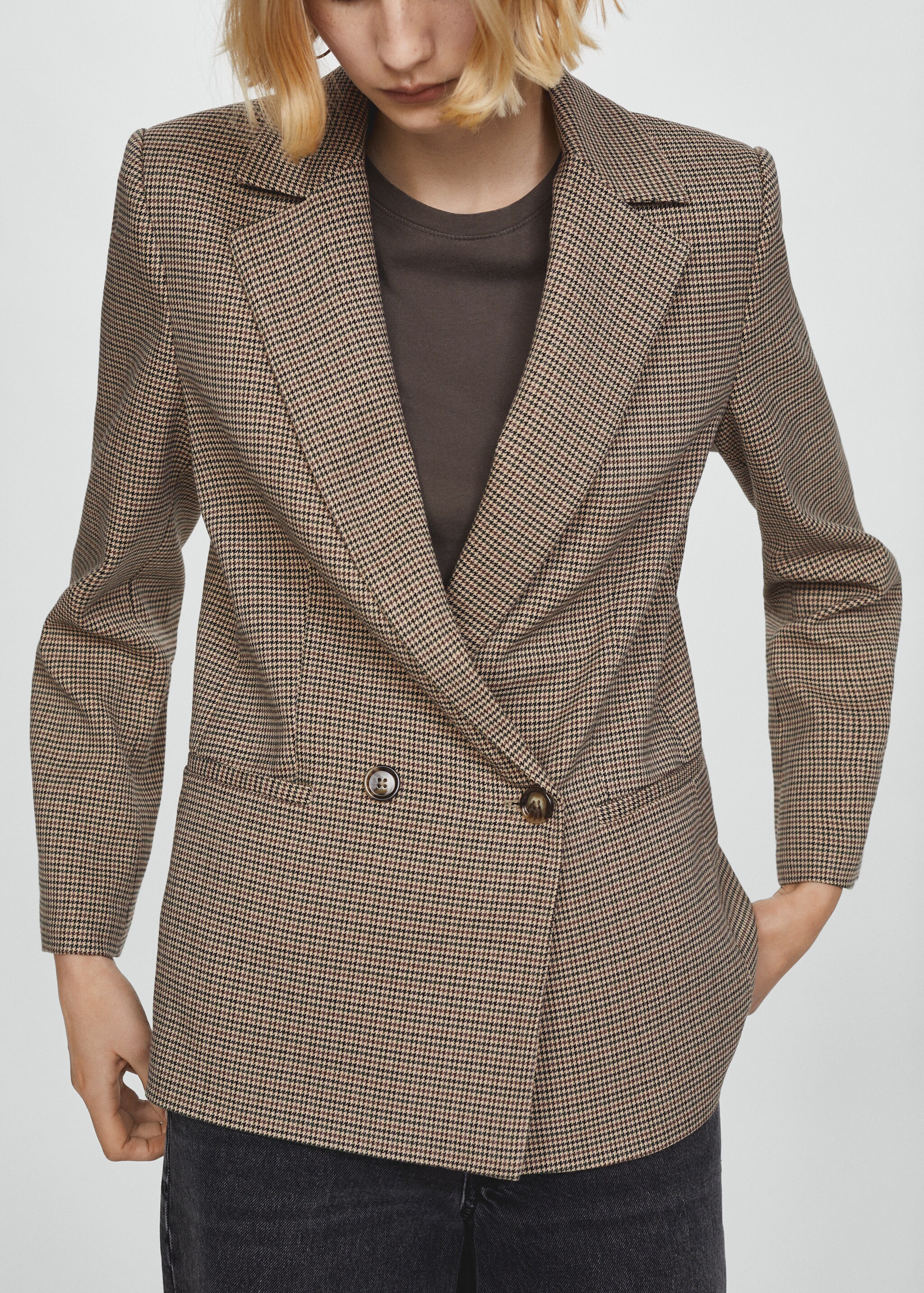 Cross button blazer - Details of the article 6
