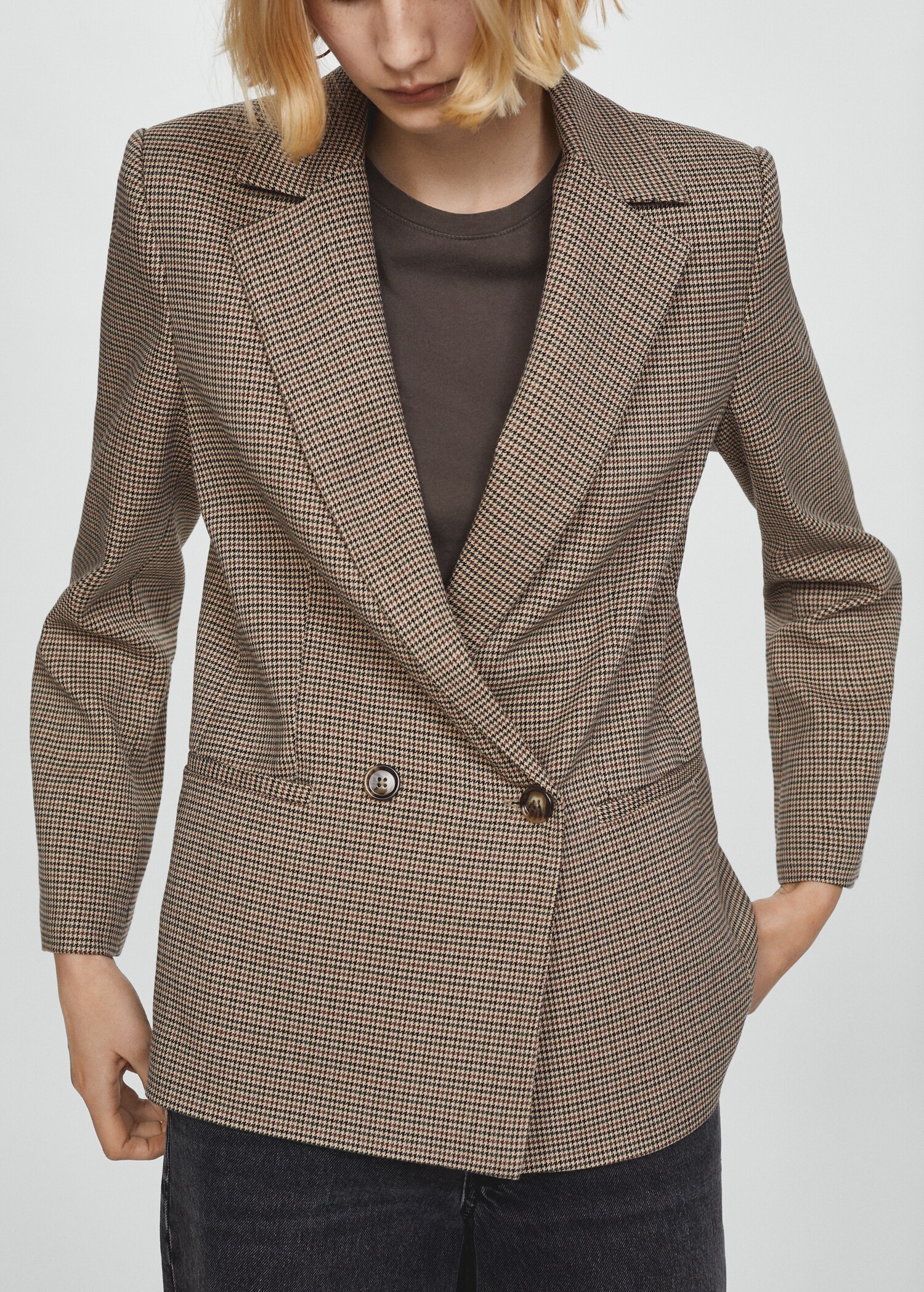 Cross button blazer - Details of the article 6