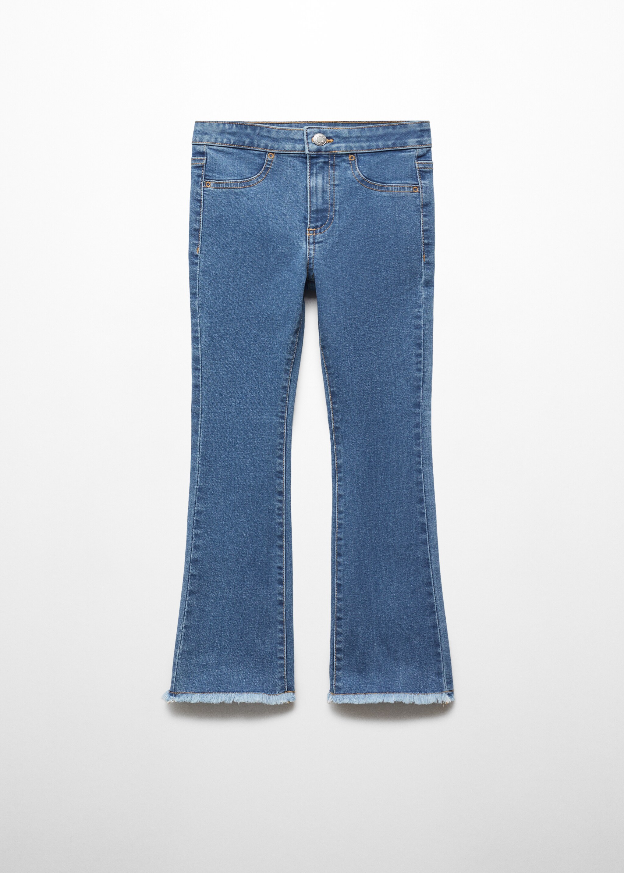 Jeans flare terminaciones deshilachadas - Artículo sin modelo