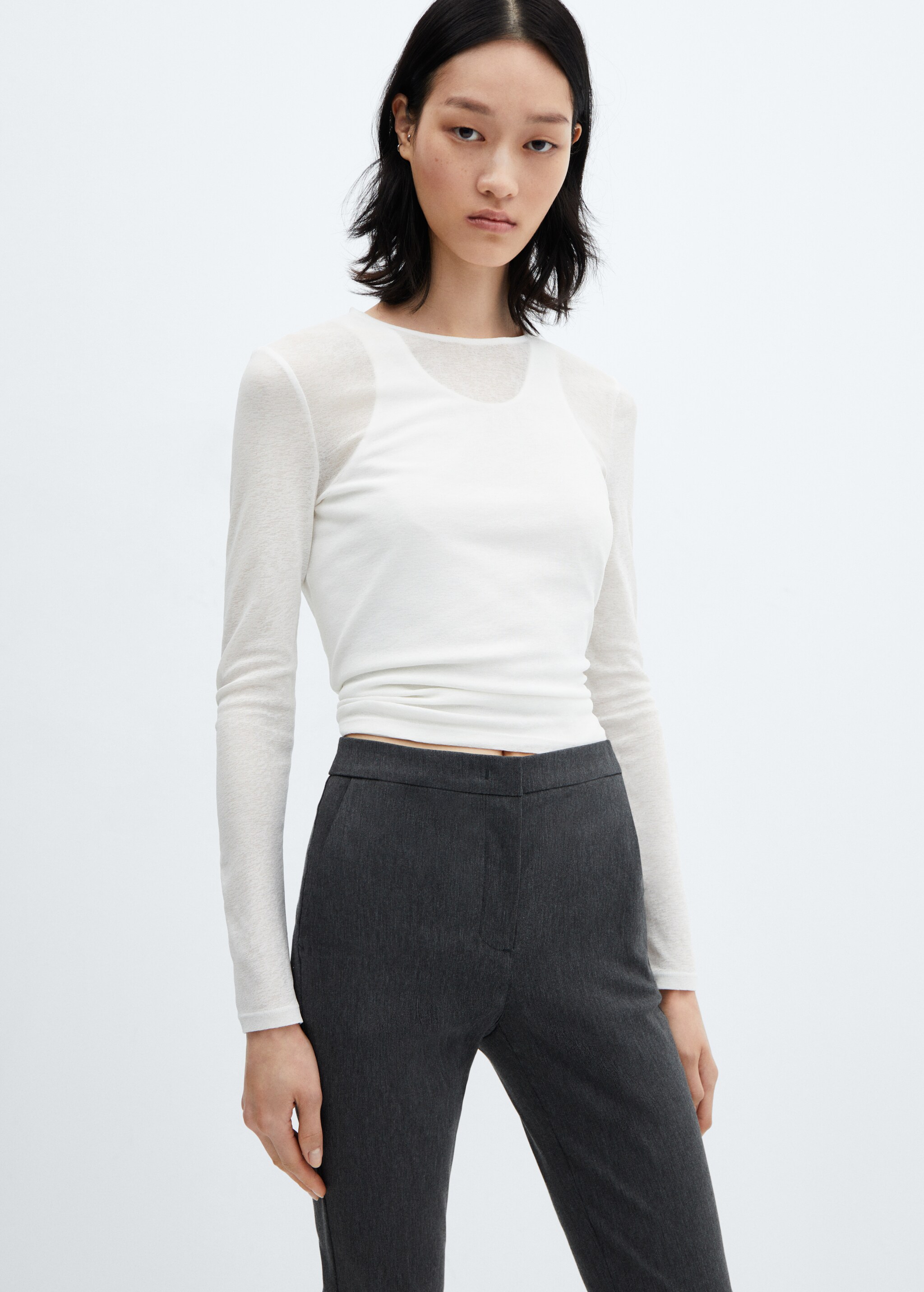 Crop skinny pants - Details of the article 1