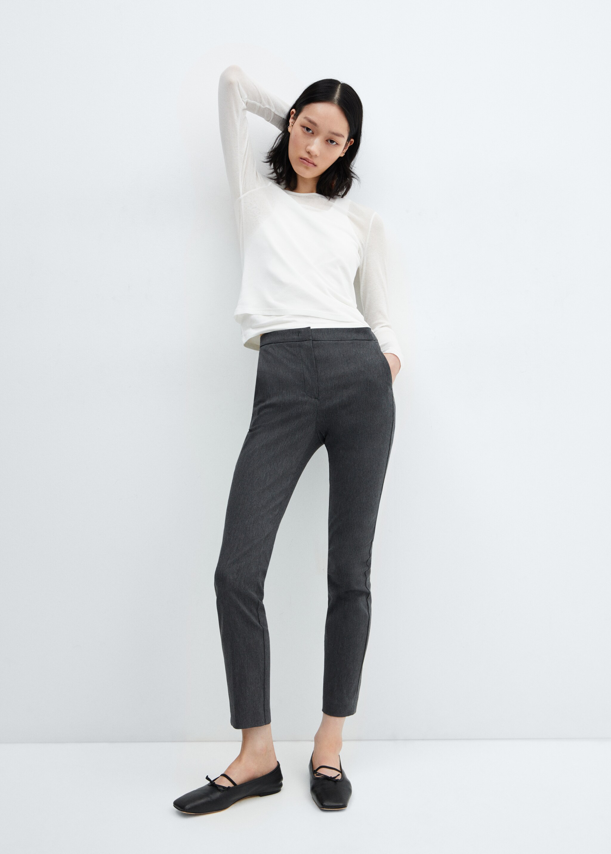 Crop skinny pants - Details of the article 2