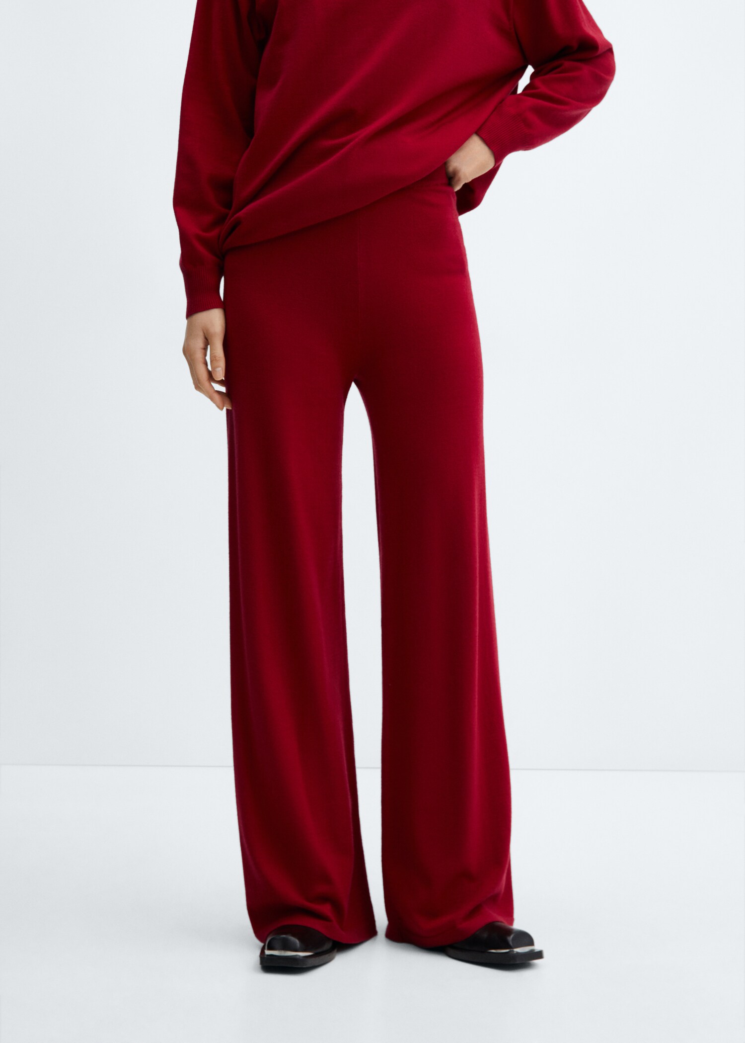 Pantalon maille wideleg - Plan moyen