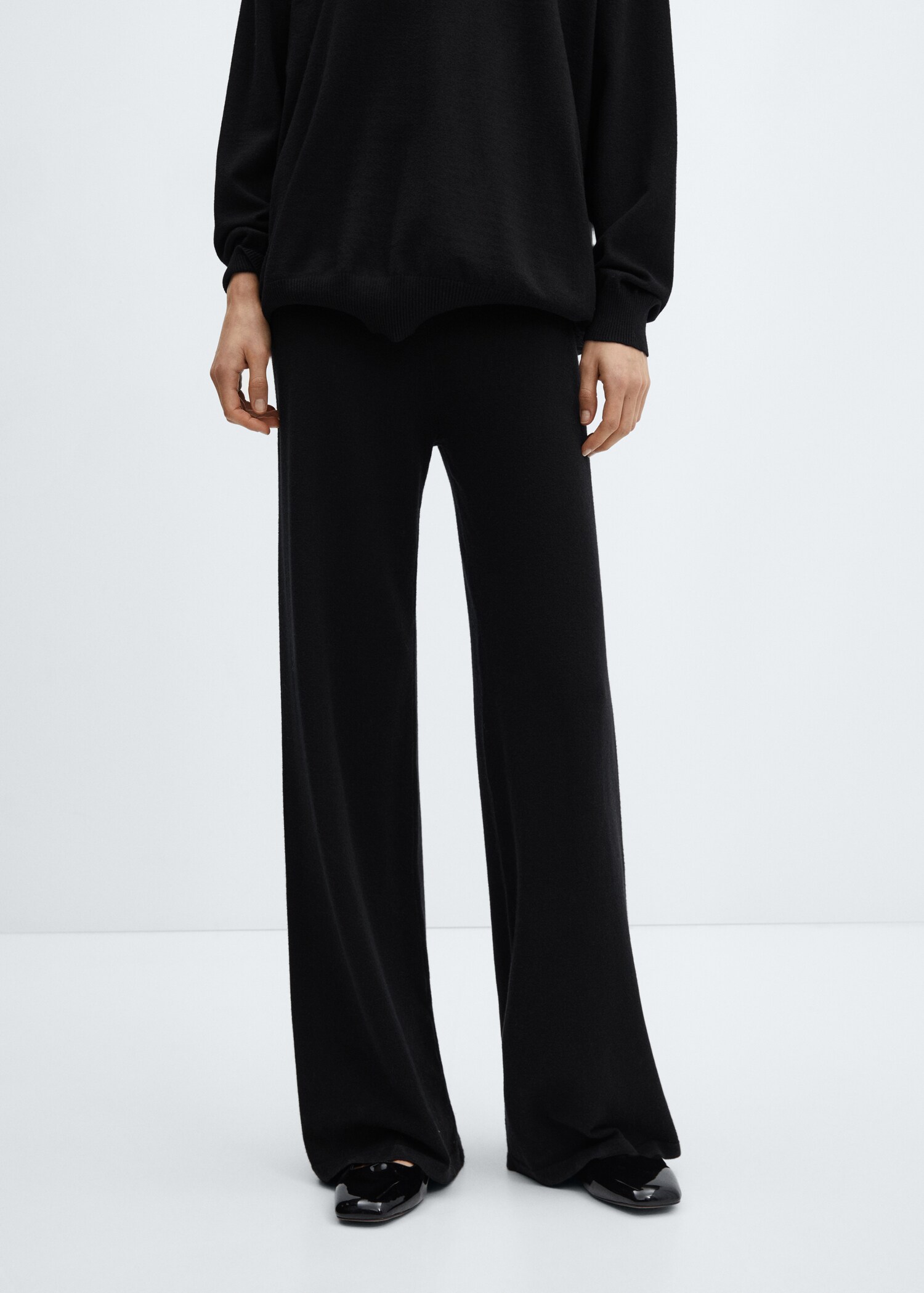 Pantalon maille wideleg - Plan moyen