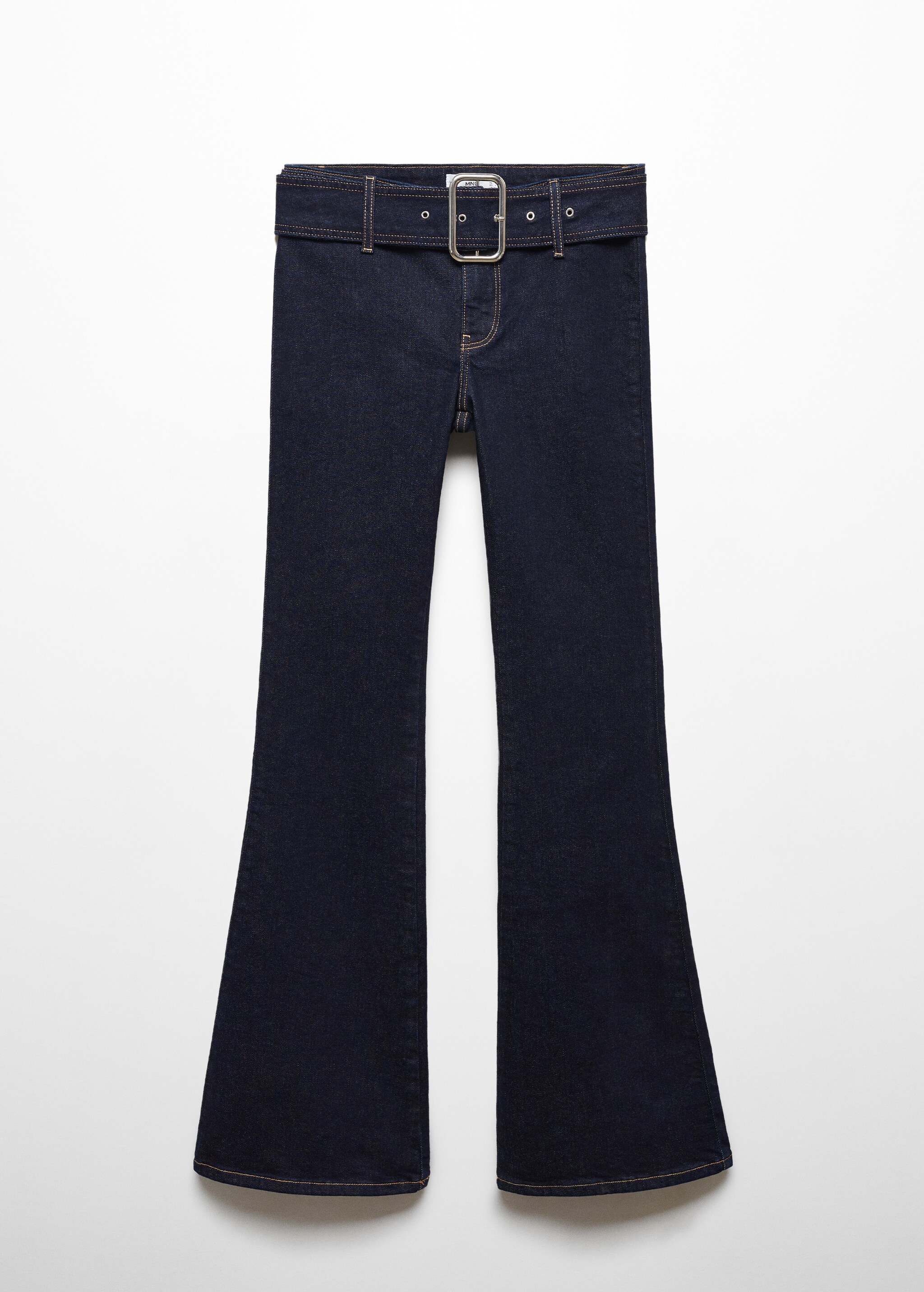 Flared-Jeans mit Gürtel - Artikel ohne Model
