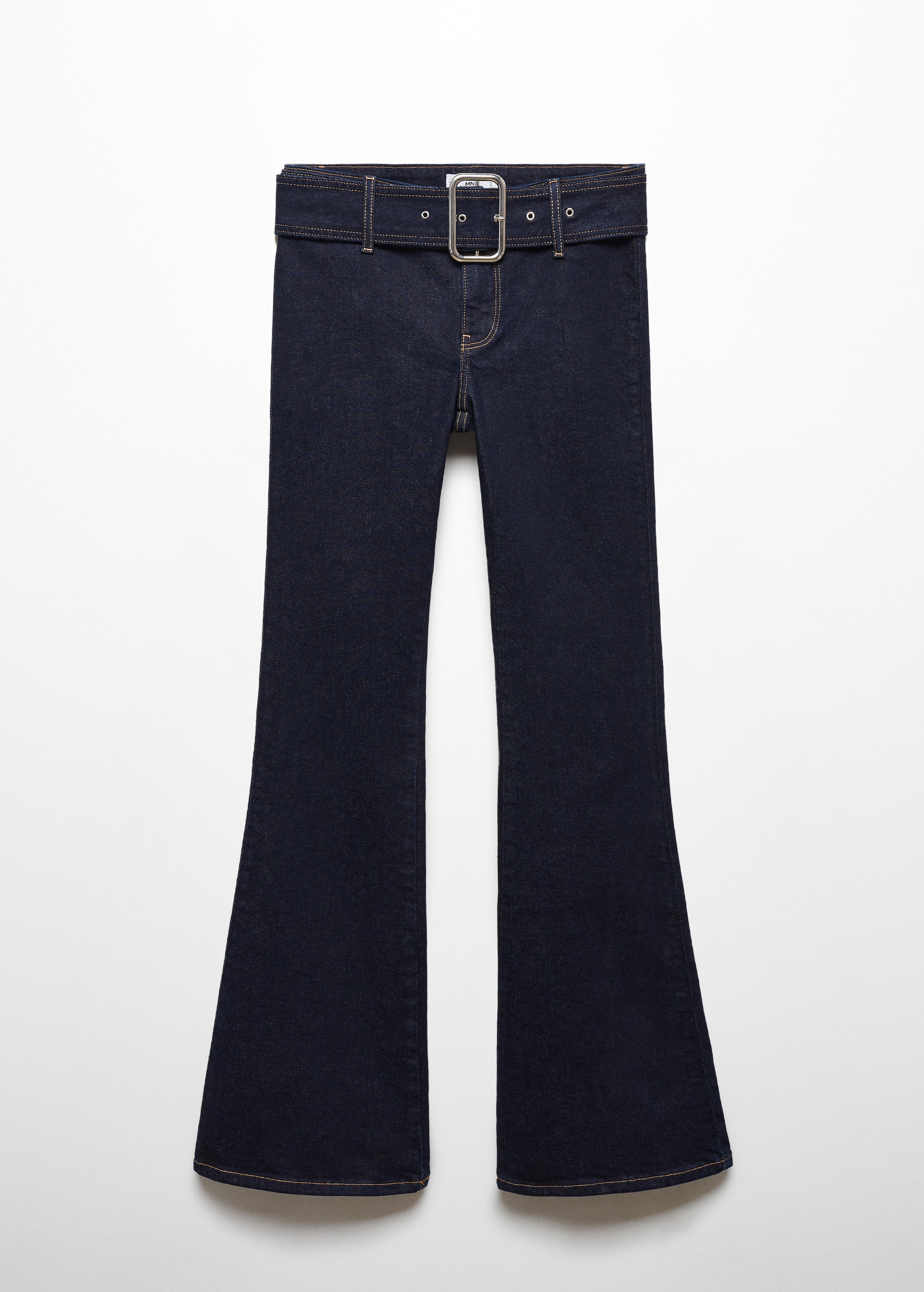 Flared jeans with belt - Article without model